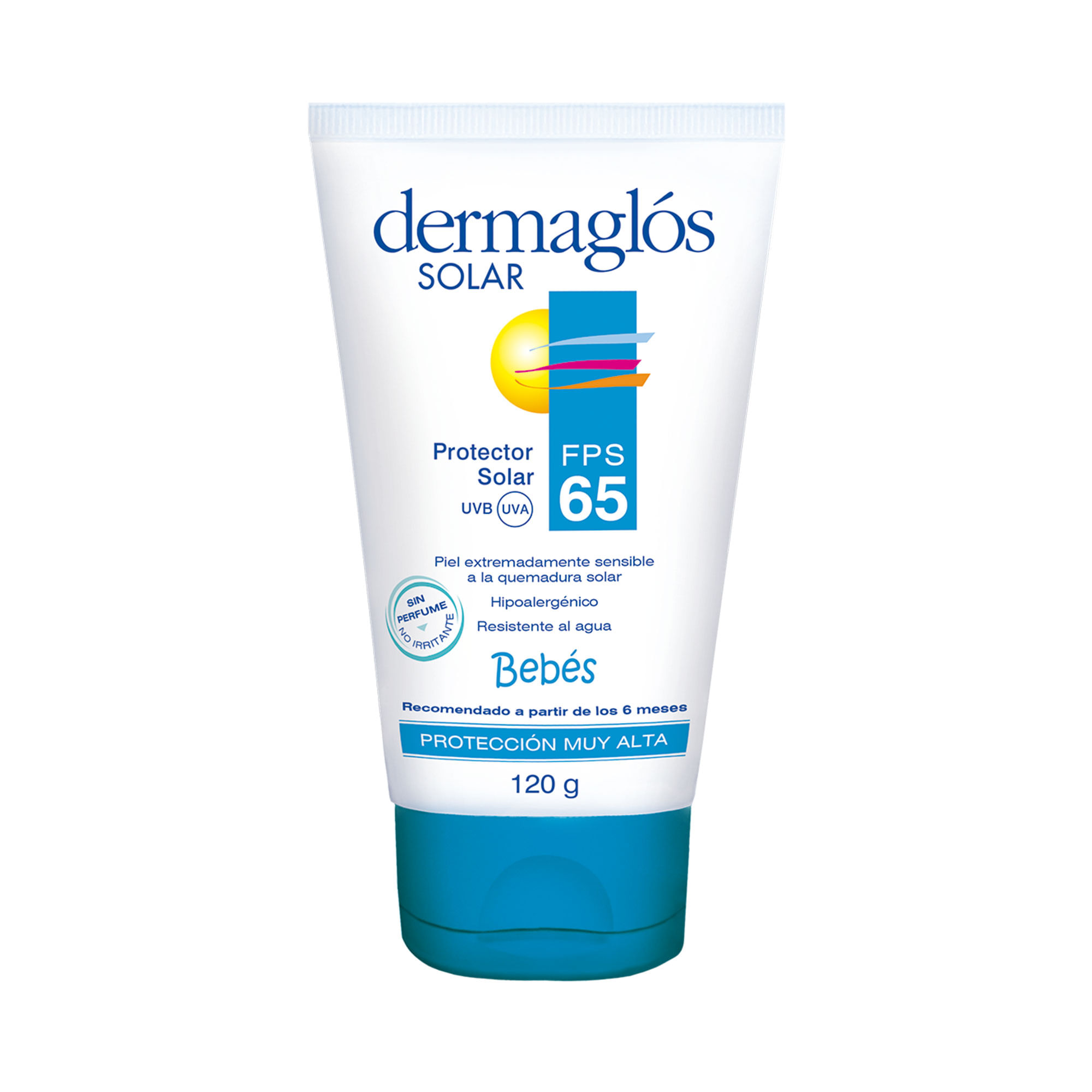 Protector Solar Bebés Dermaglós Fps65 Crema X120g