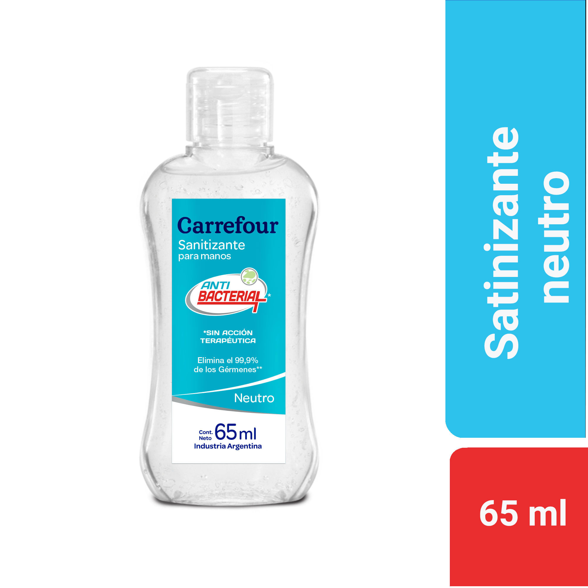 Sanitizante neutro Carrefour 65 cc.
