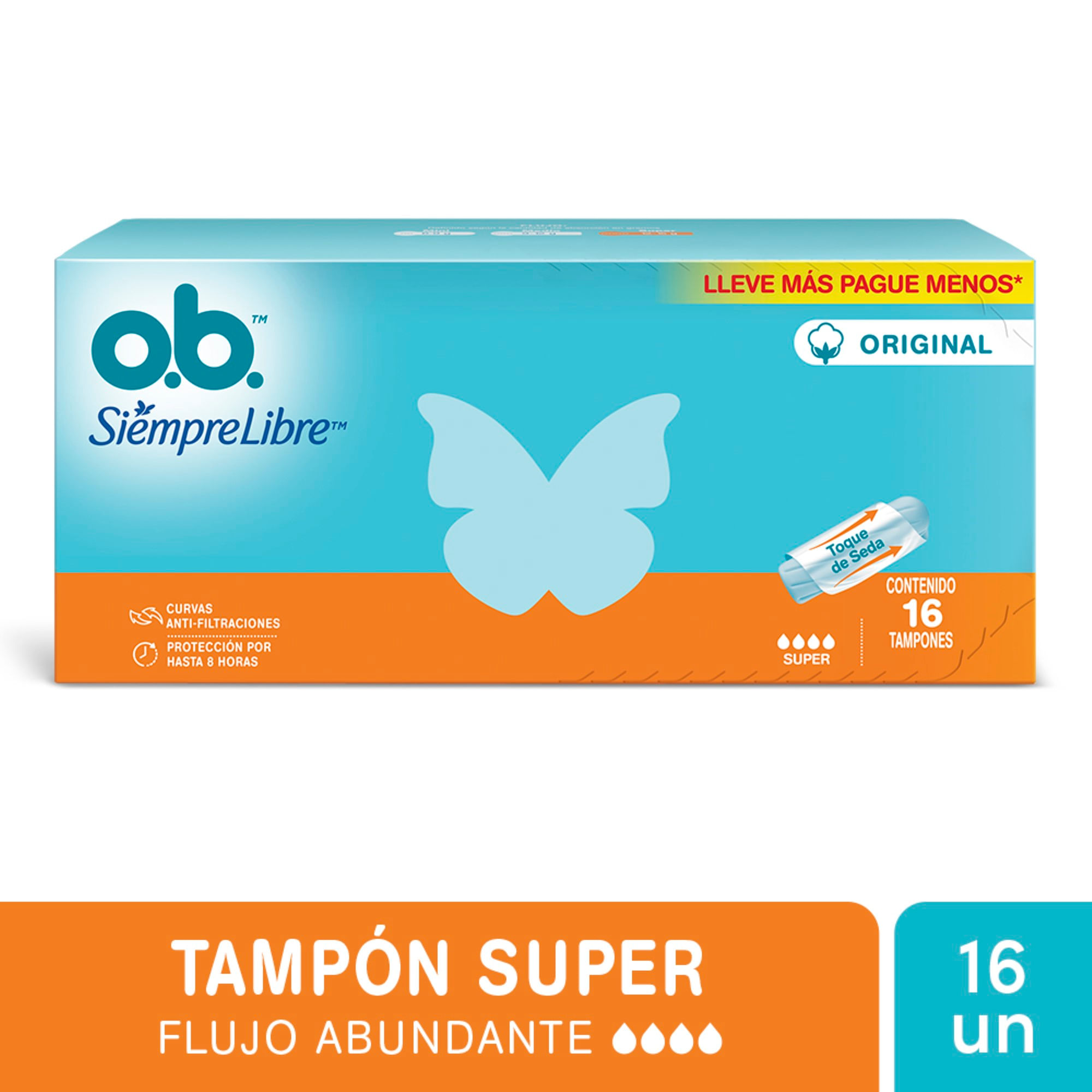 Tampones Ob Siempre Libre Super 16 U