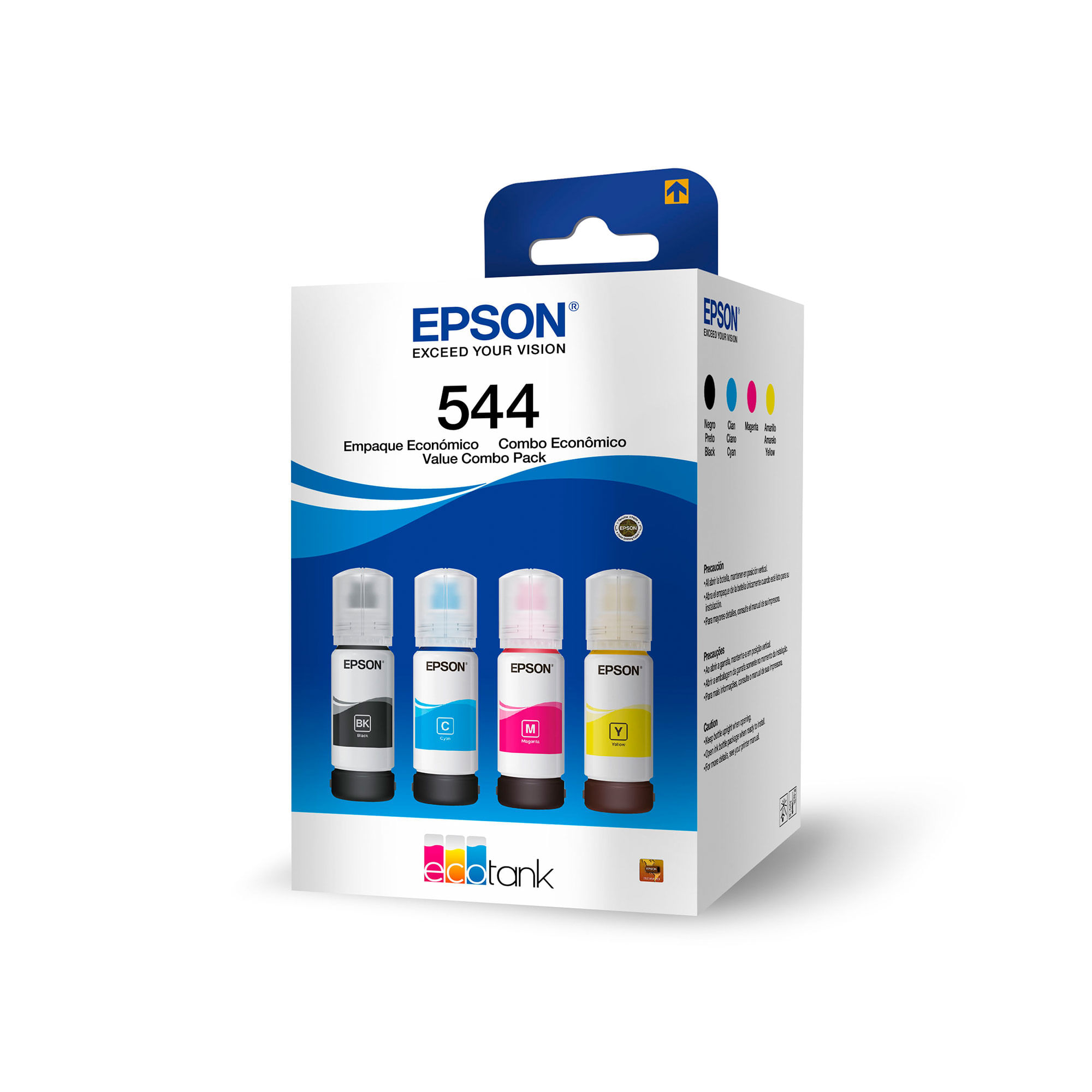 Botella Tinta Epson T544520-4p Pack X 4 Uni Cmyk