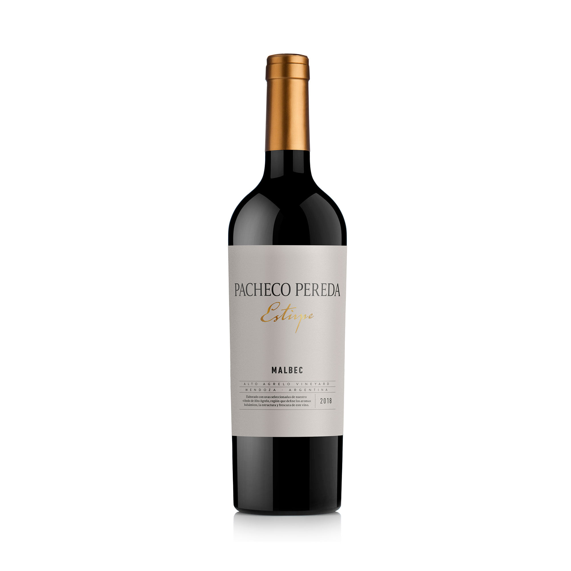 Vino tinto Malbec Pacheco Pereda Estirpe 750 ml