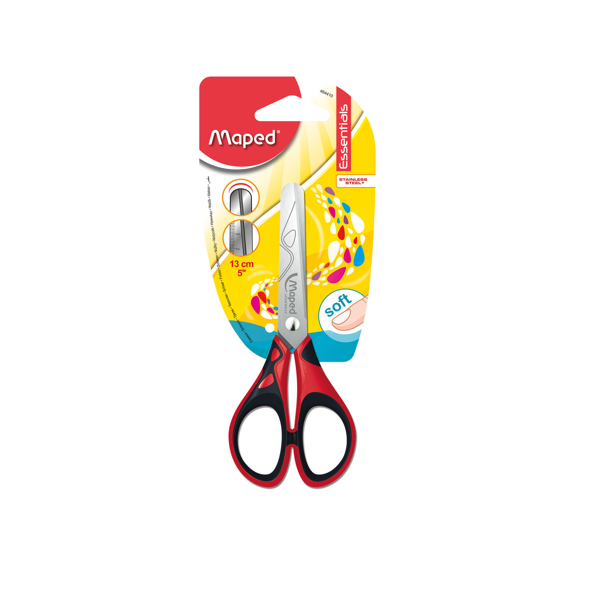 Tijera Maped essential soft 13 cm.