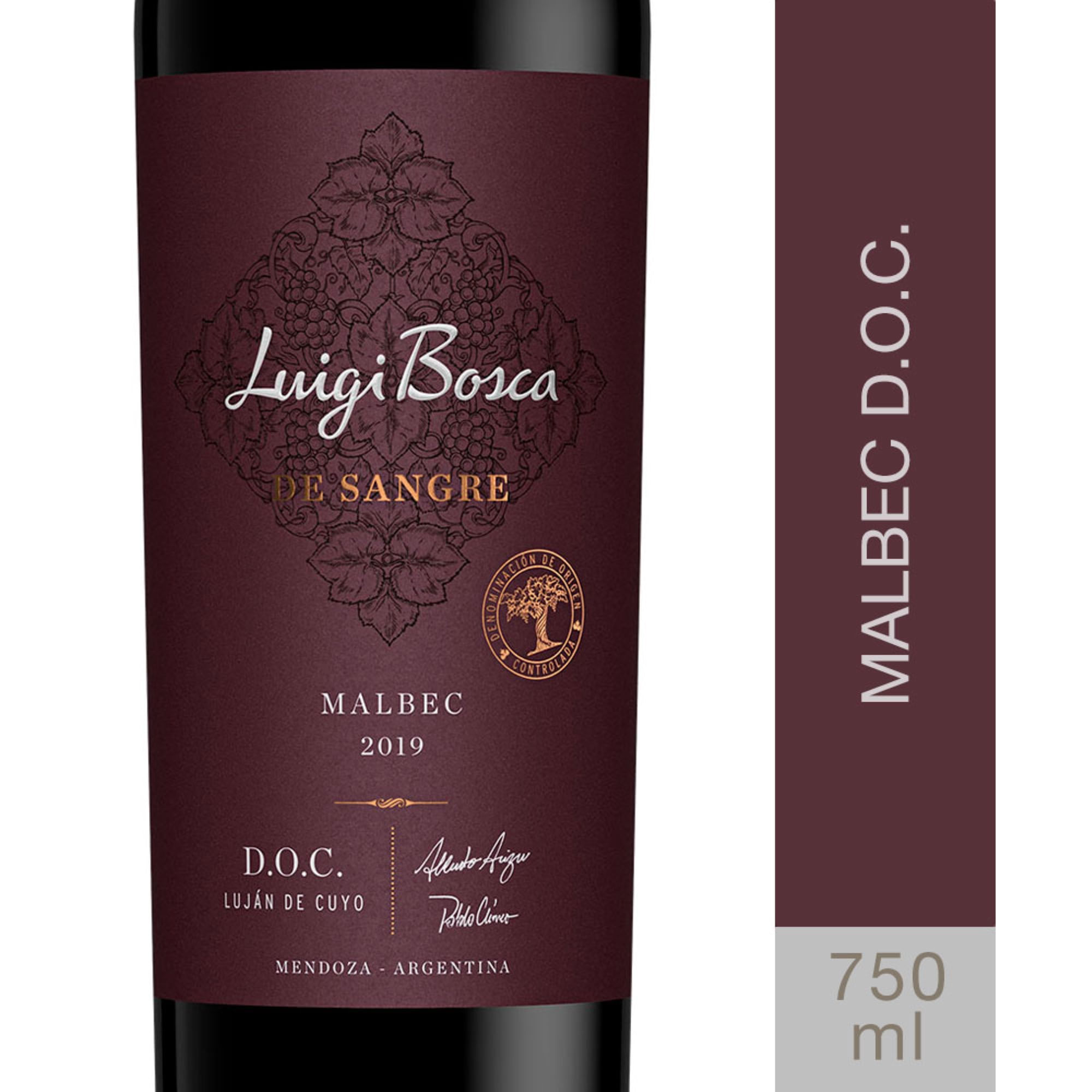 Vino tinto Malbec Luigi Bosca 750 ml