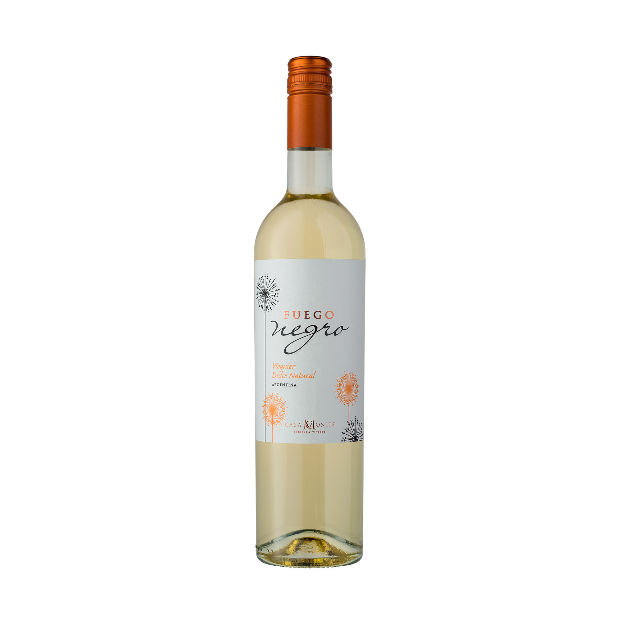Vino blanco dulce Viognier Fuego Negro 750 ml