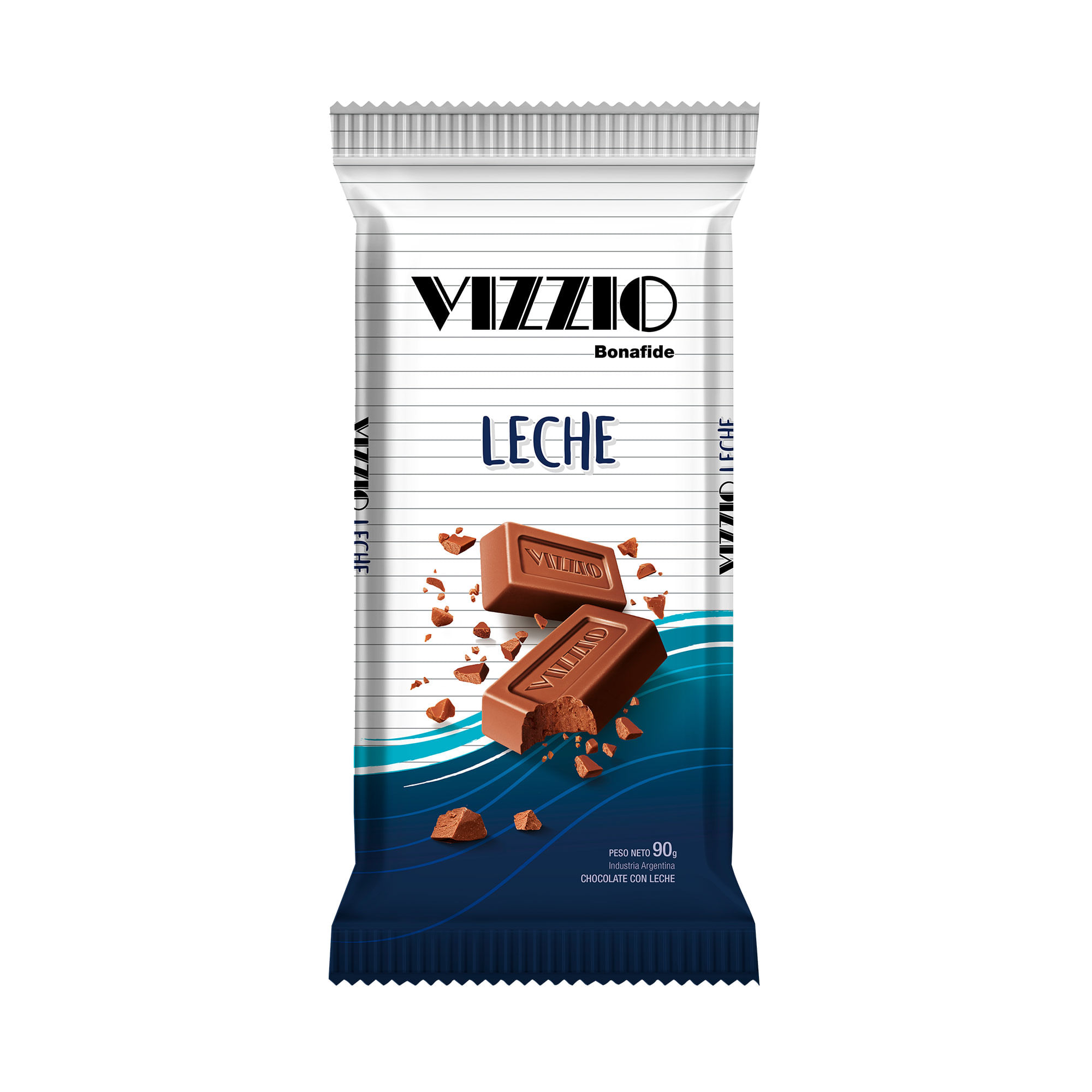 Tableta Chocolate Vizzio Leche 90 G