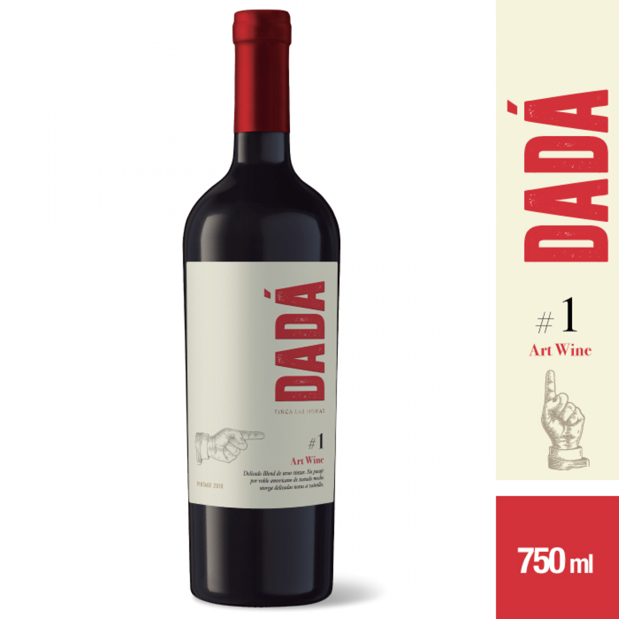 Vino tinto Malbec Bonarda Dadá N°1 750 ml