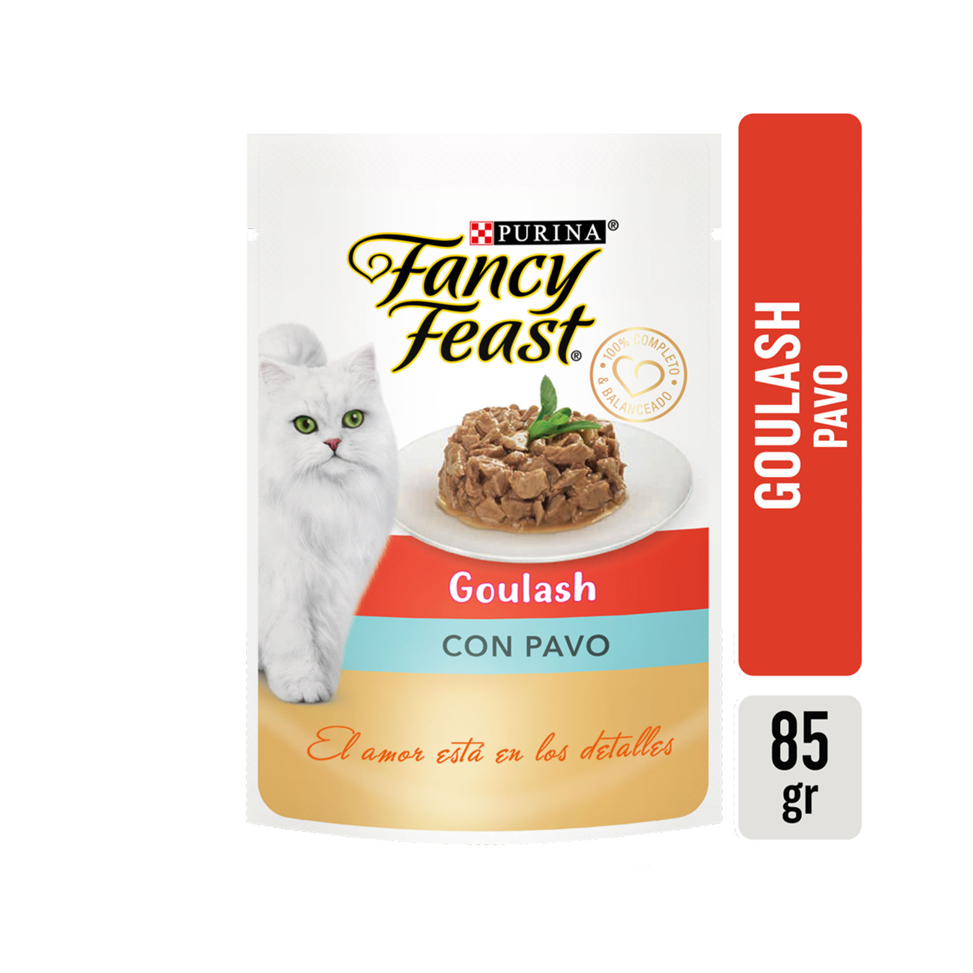 Alimento Para Gatos Fancy Feast Goulash Pavo 85 G