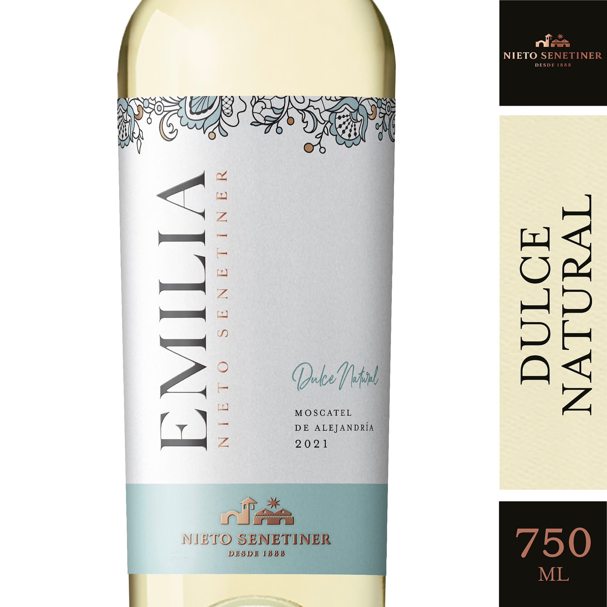 Vino blanco dulce natural Emilia 750 ml