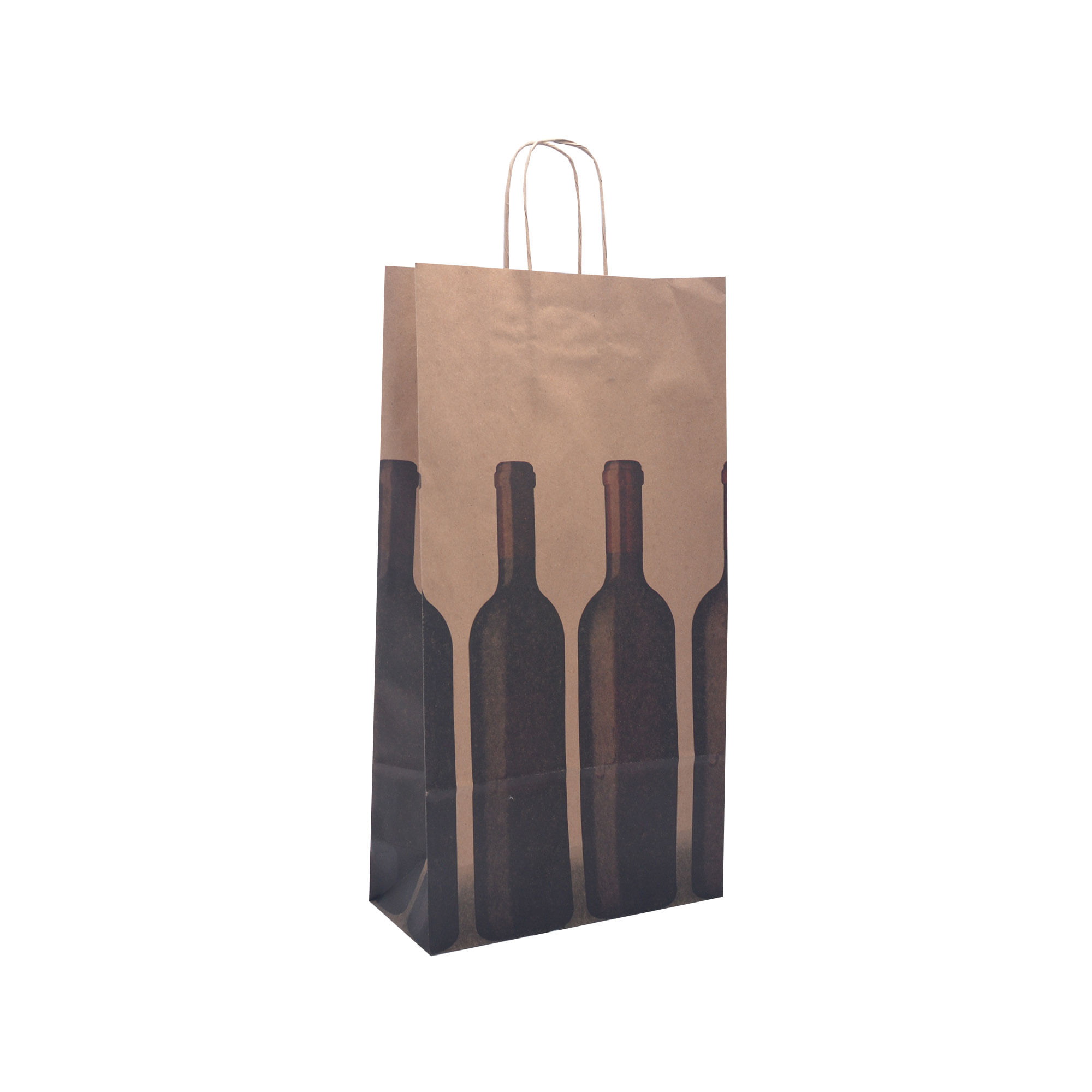 Bolsa para vino karft 22x10x42 botellas