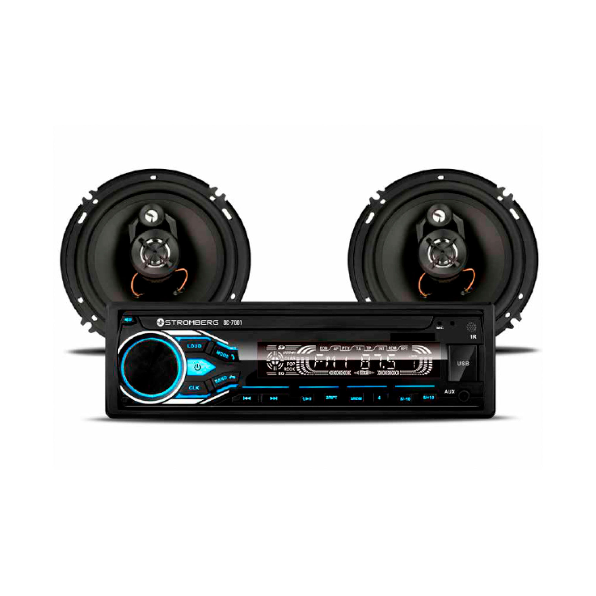 Combo Stereo + 2 Parlantes 6.5" Str…