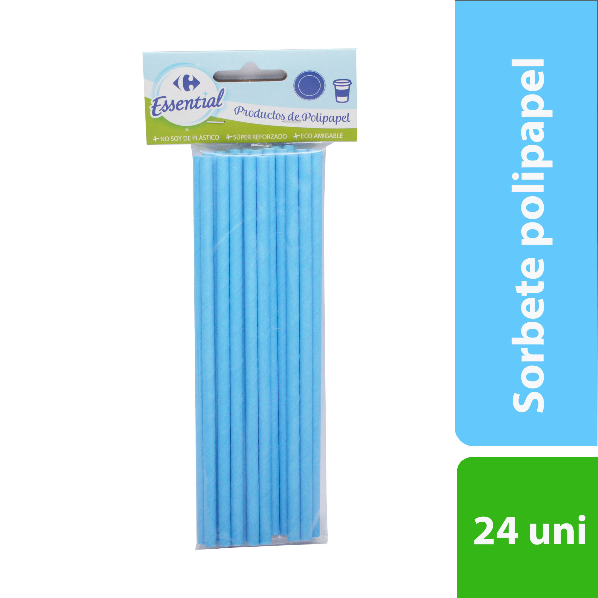 Sorbete Essential polipapel liso x24 color