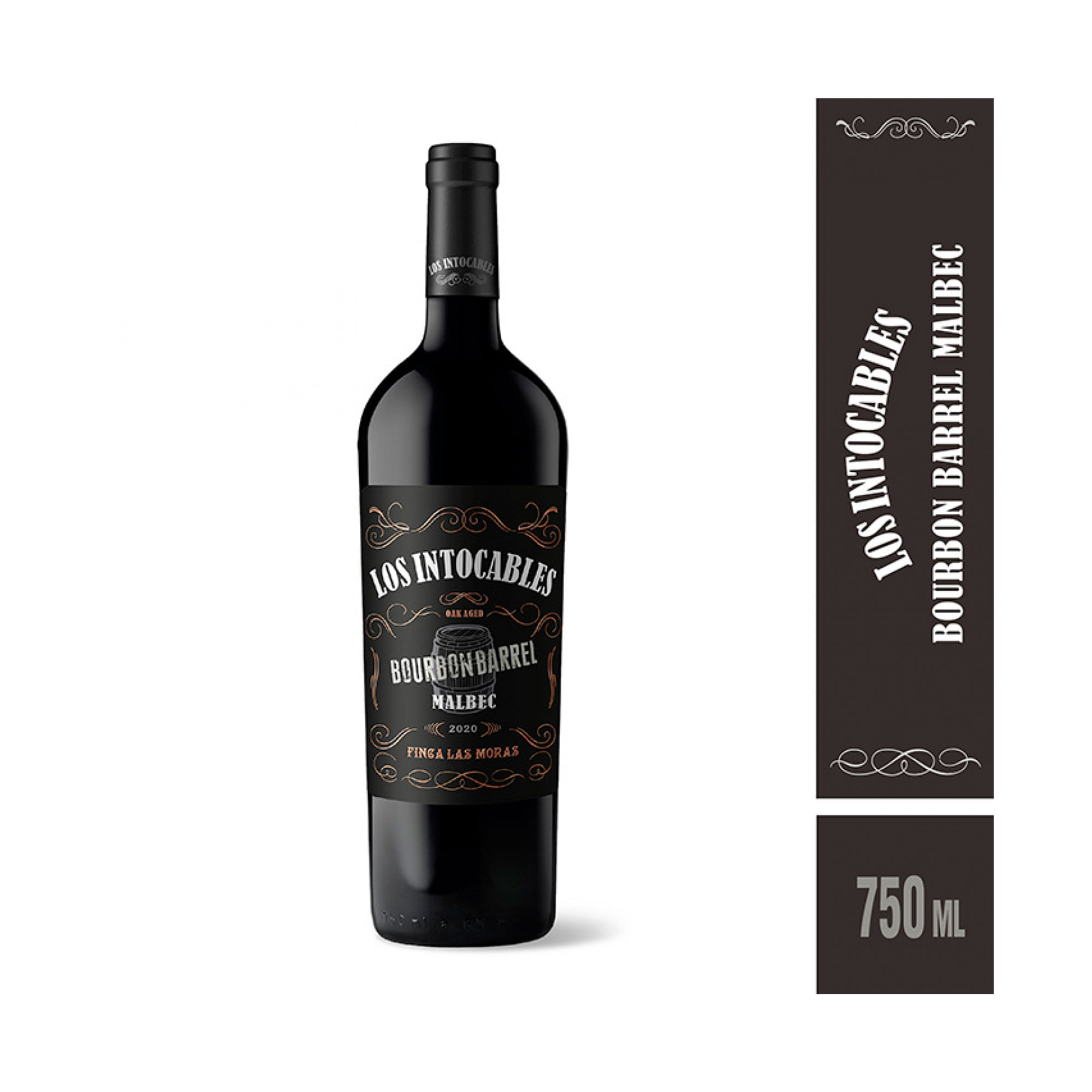 Vino tinto Malbec Los Intocables Black 750 ml