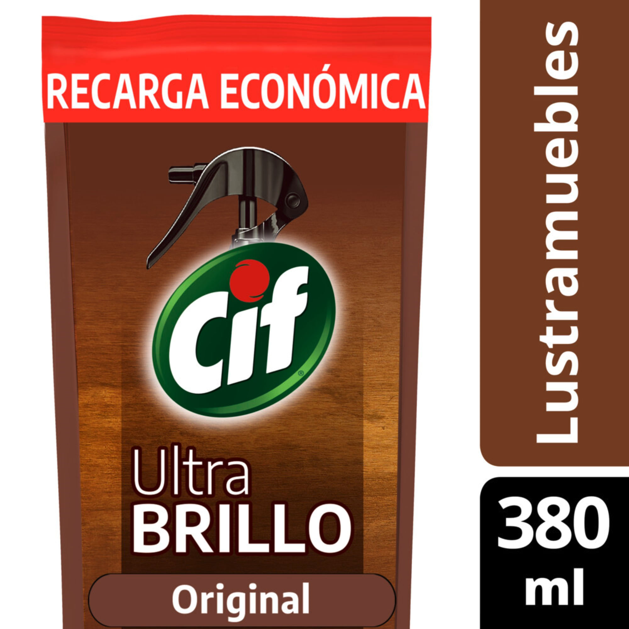 Limpiador Multisuperficies Cif Original Ultra Brillo Doypack 380 ml