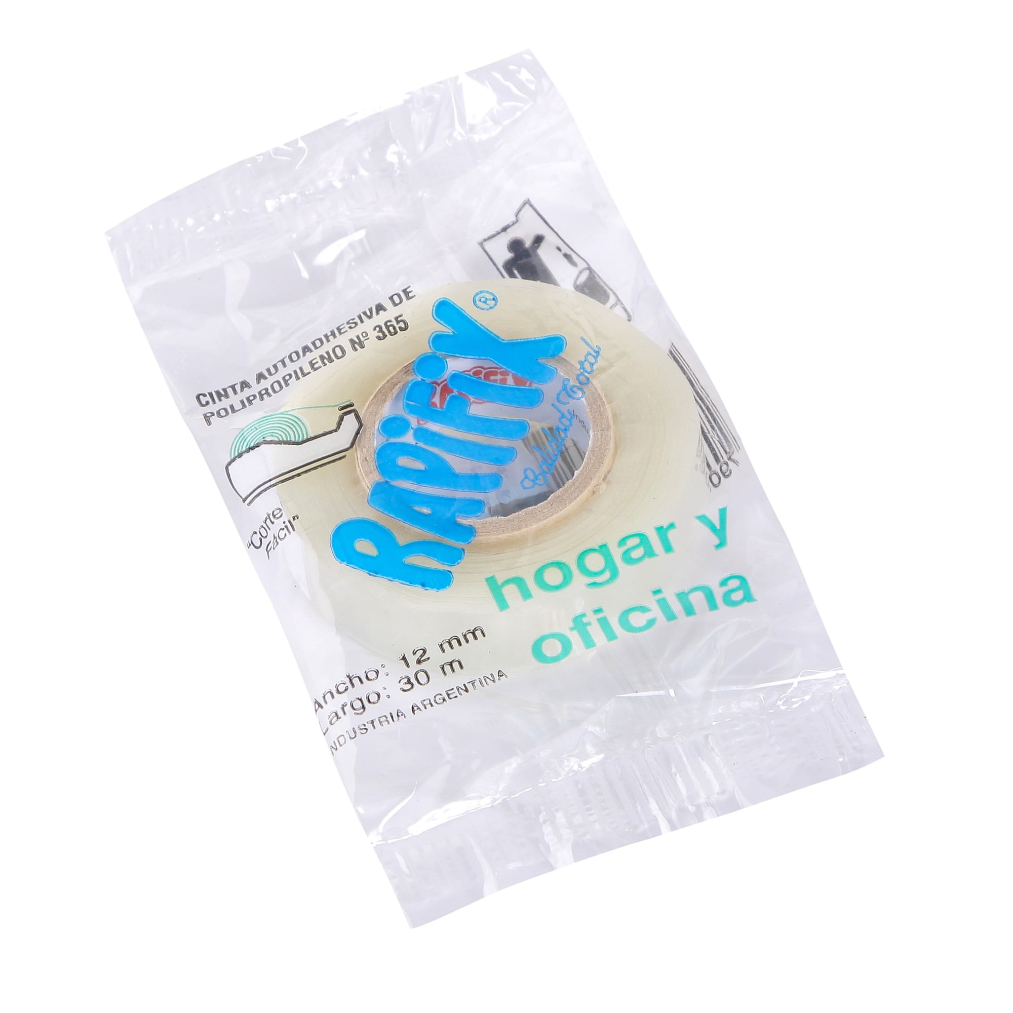 Cinta adhesiva Rapifix 12x30 mm.