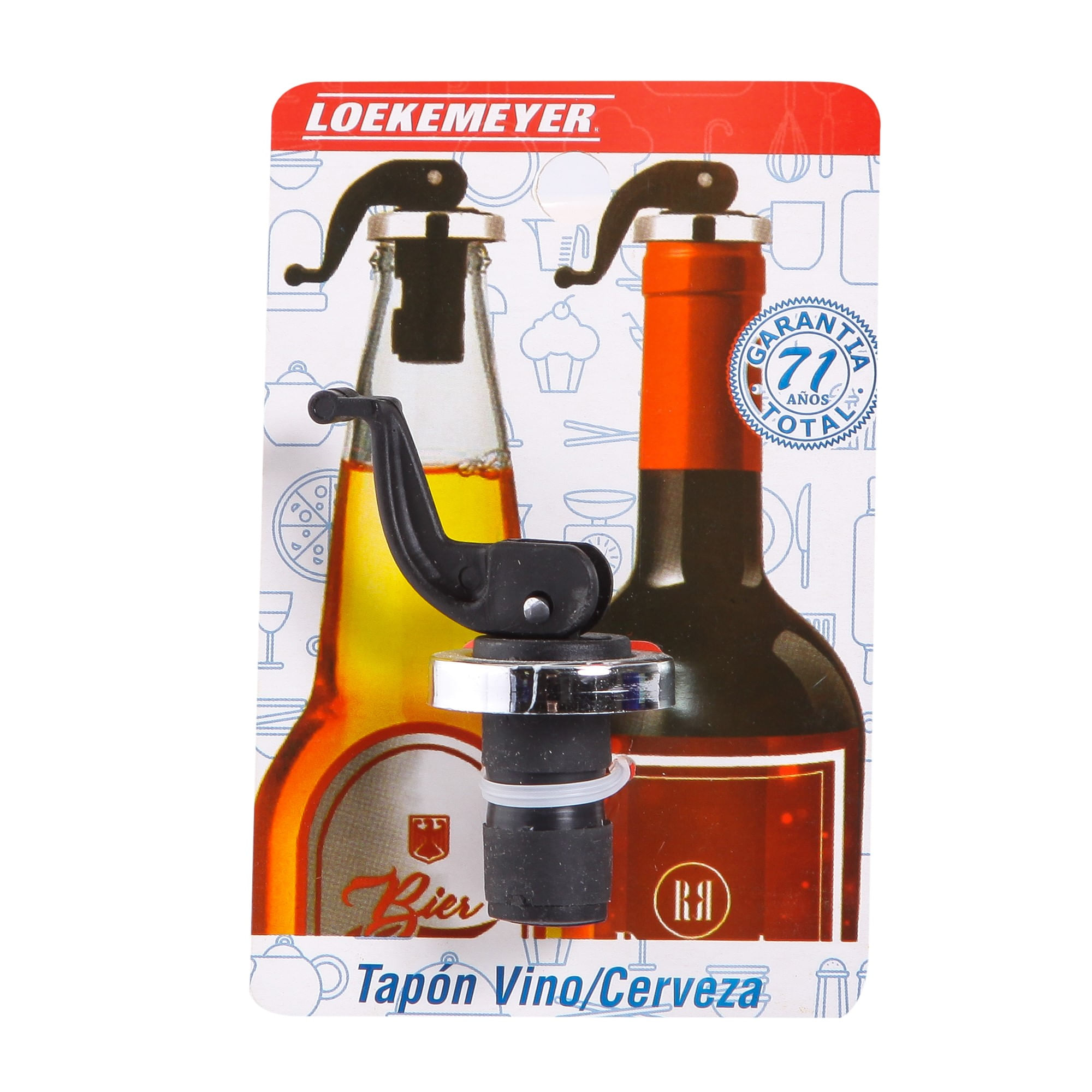 Tapón Loekemeyer gaseosa
