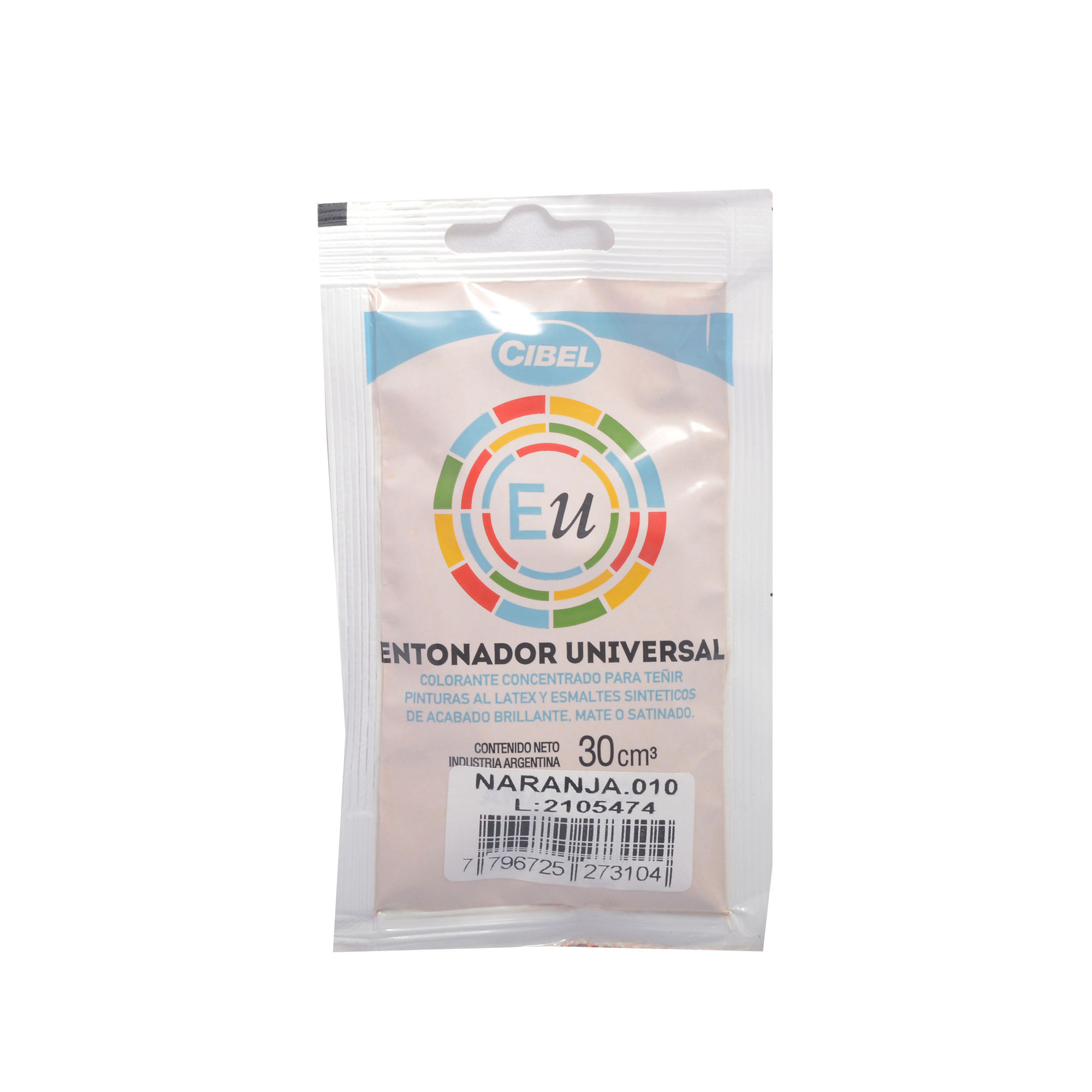 Entonador naranja 30 cc.