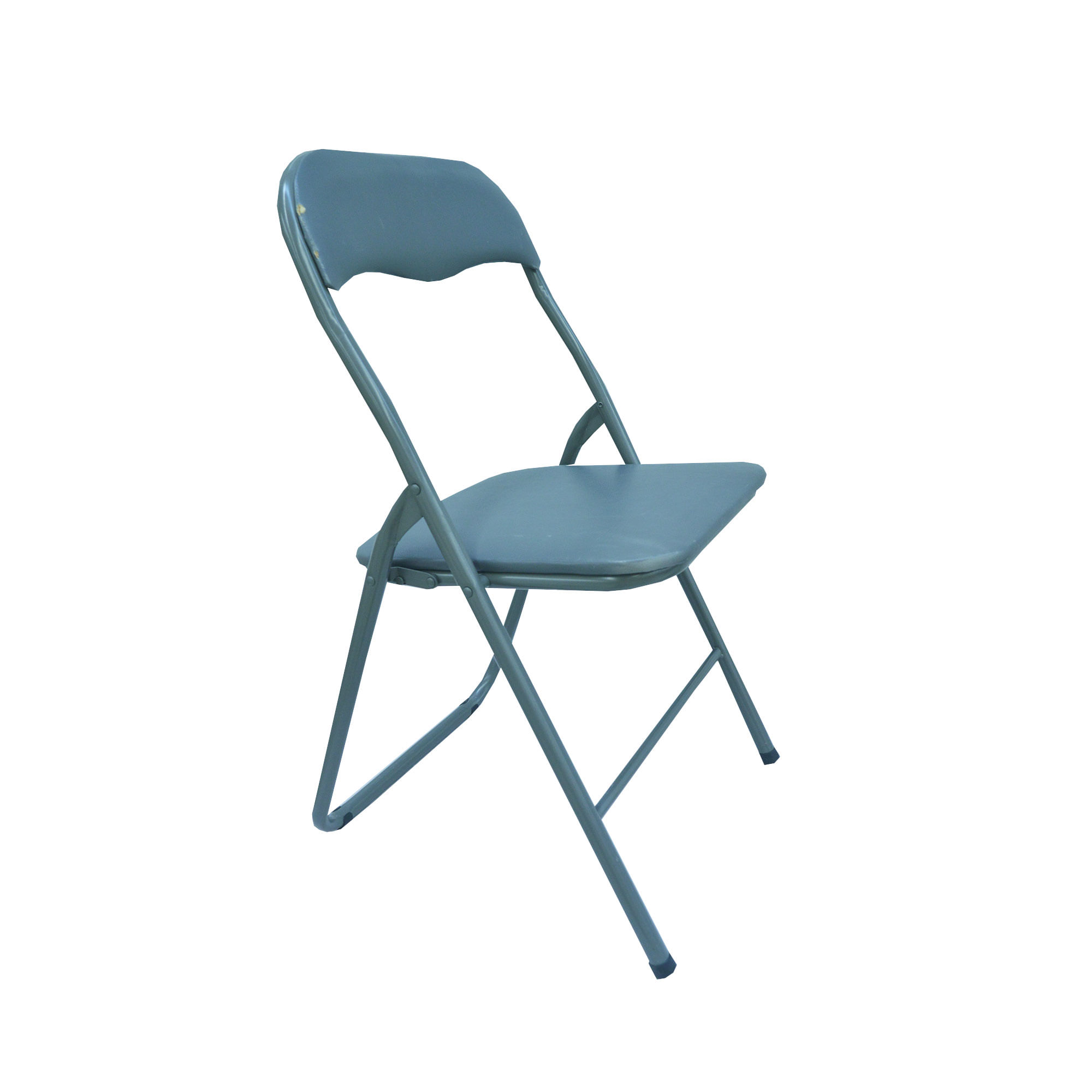Silla plegable Carrefour Home acolchada gris