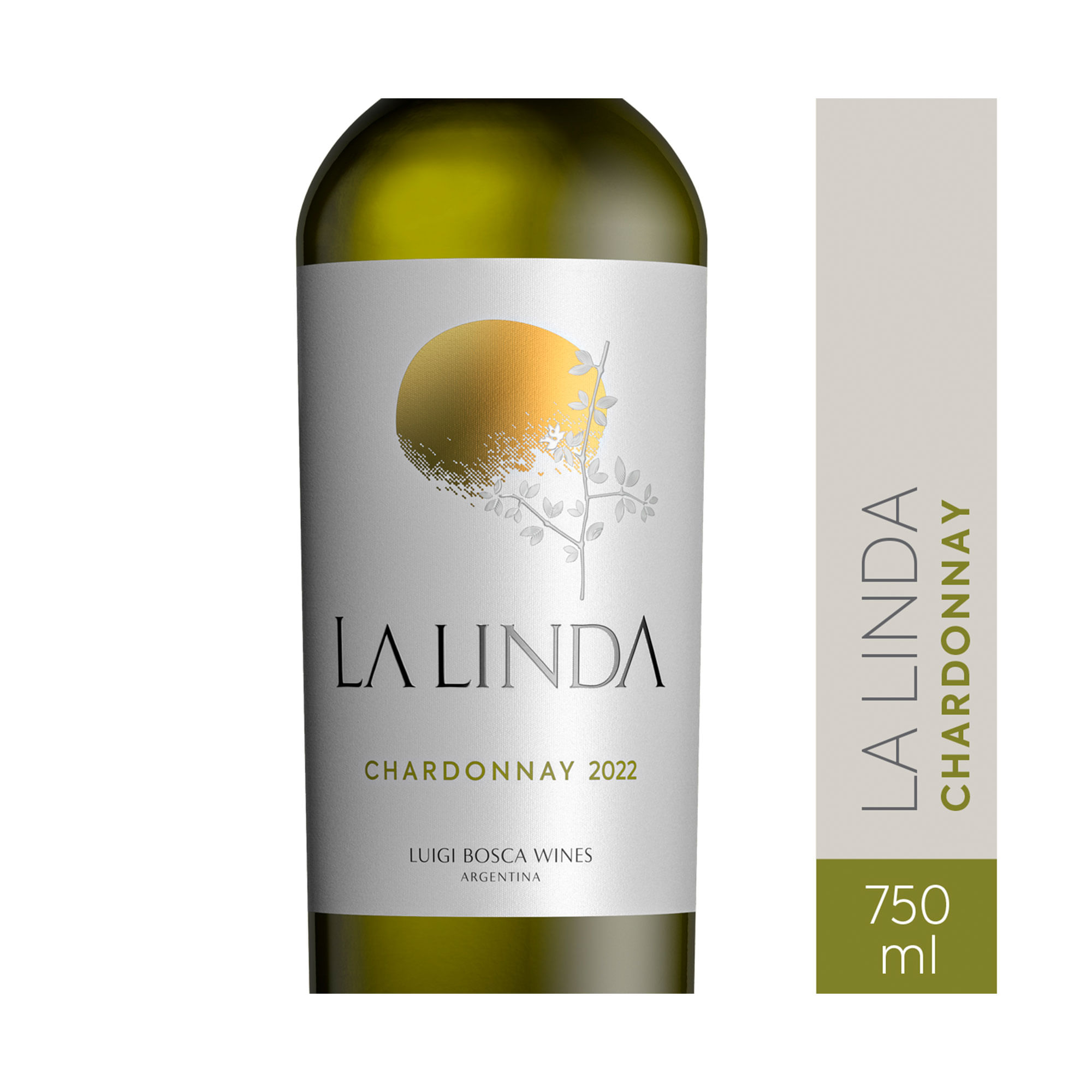 Vino blanco Chardonnay Finca la Linda 750 ml