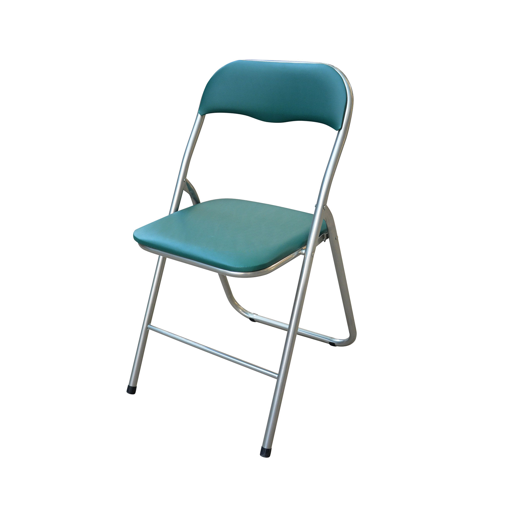 Silla plegable Carrefour Home acolchada verde