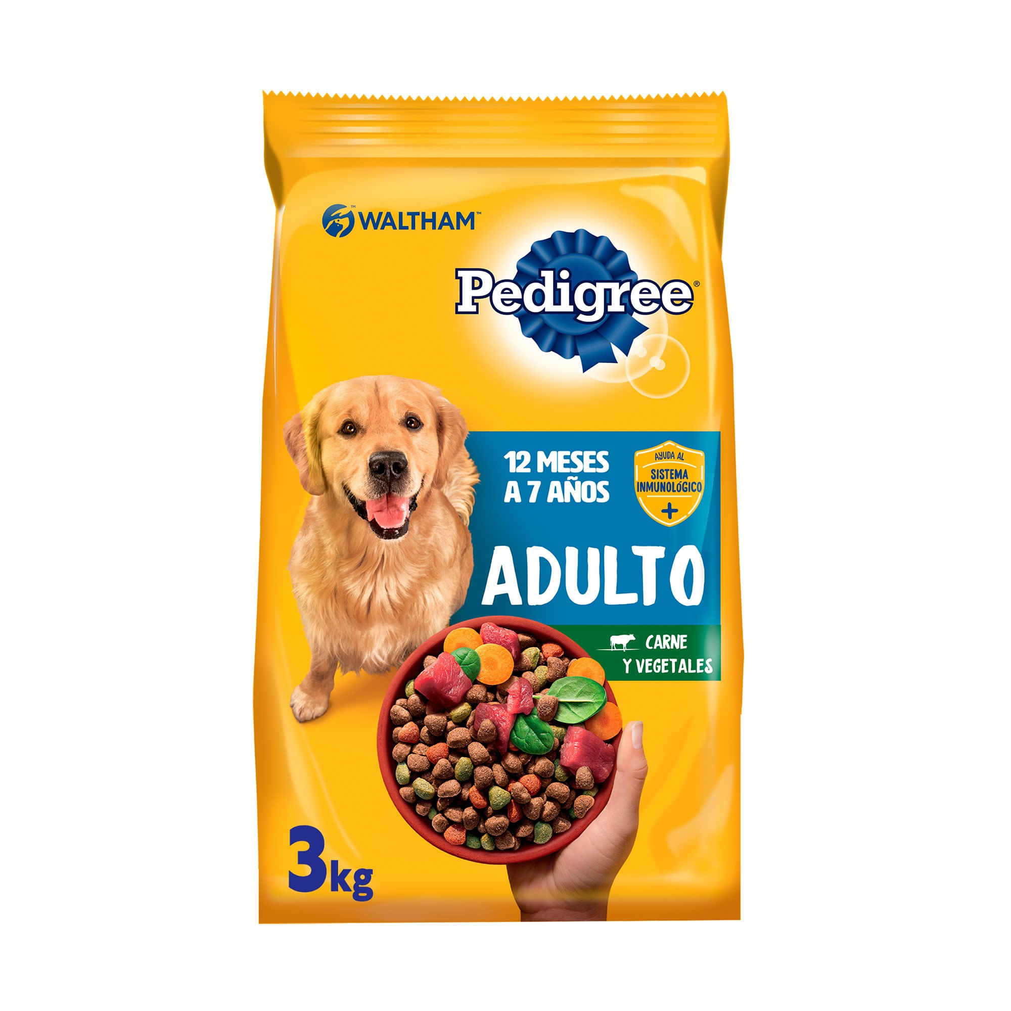 Alimento Seco Para Perro Pedigree Adulto Carne Y Vegetales 3kg
