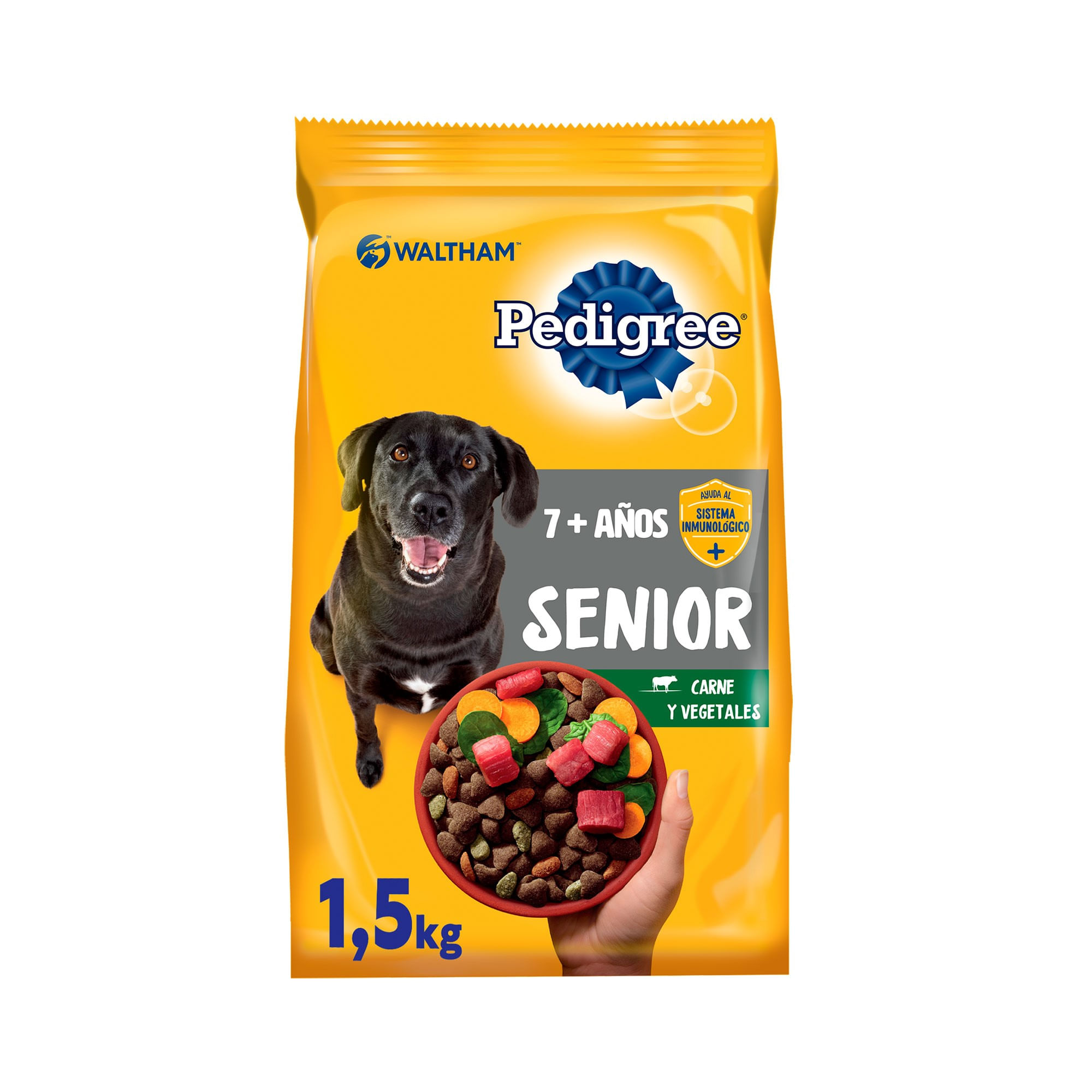 Alimento seco para perro Pedigree 1.5 kg. mayores 7 años