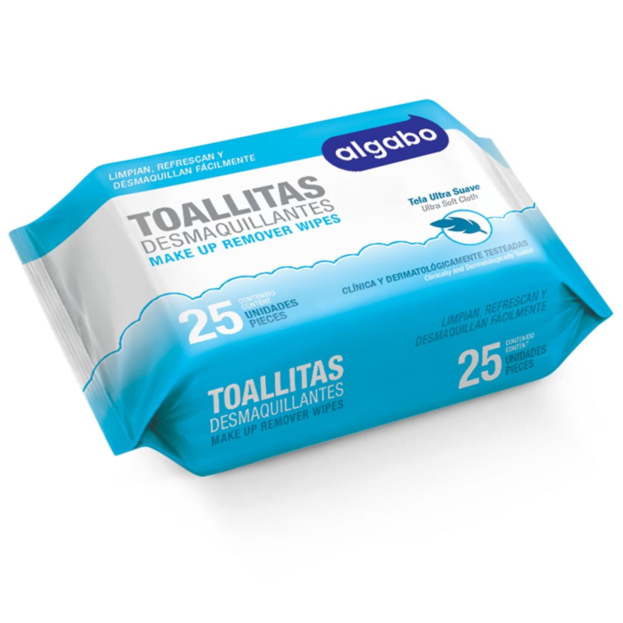 Toallas Desmaquillantes Algabo 25 U