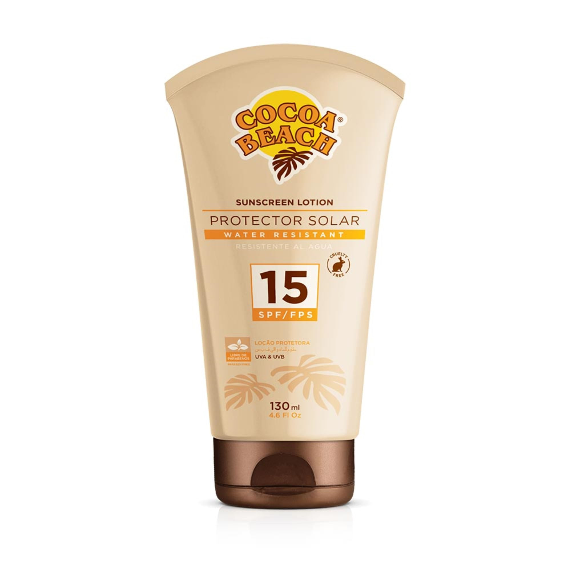 Protector solar FPS 15 Cocoa Beach zanahoria 130 cc.