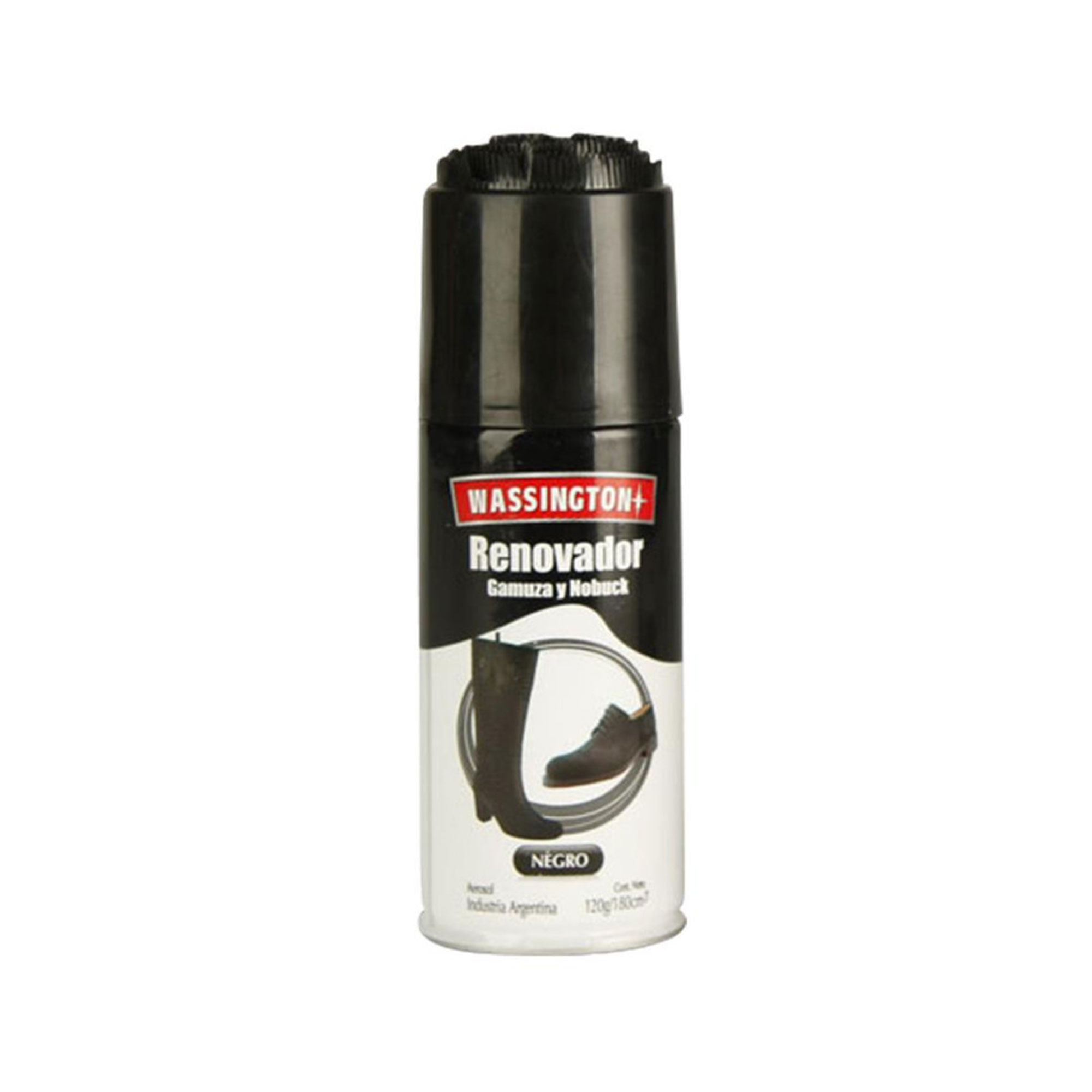 Renovador Wassington gamuza y nobuck 180 cc. negro