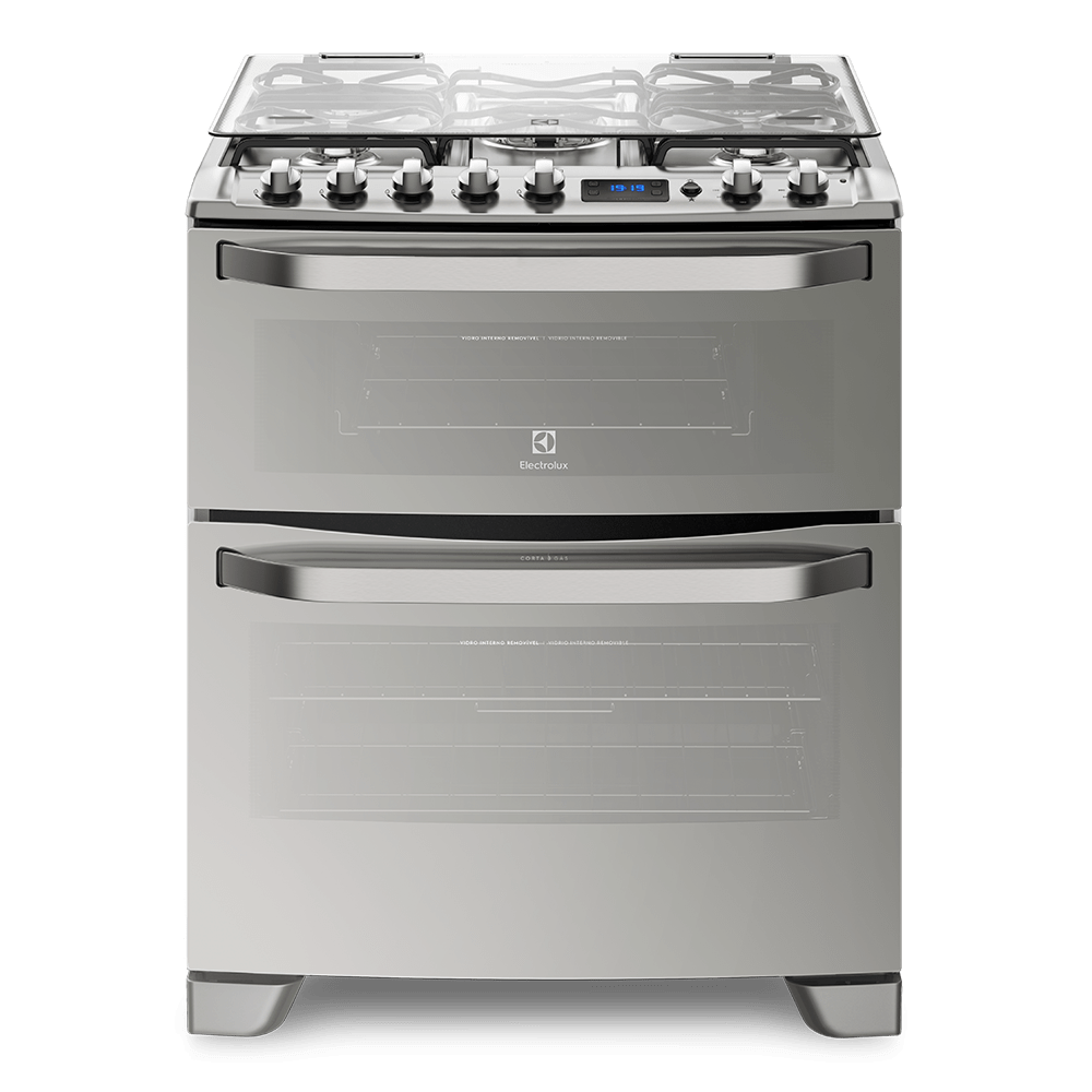 Cocina Multigas Electrolux Doble Horno 76 Cm 76dxr Inoxidable