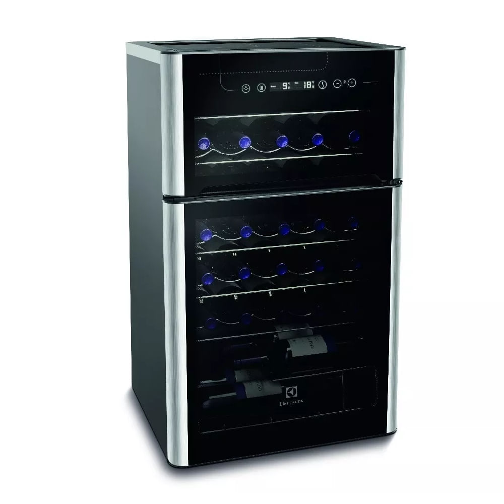 Cava De Vino Doble Temperatura Electrolux ERWV29W5MQB 29 Botellas