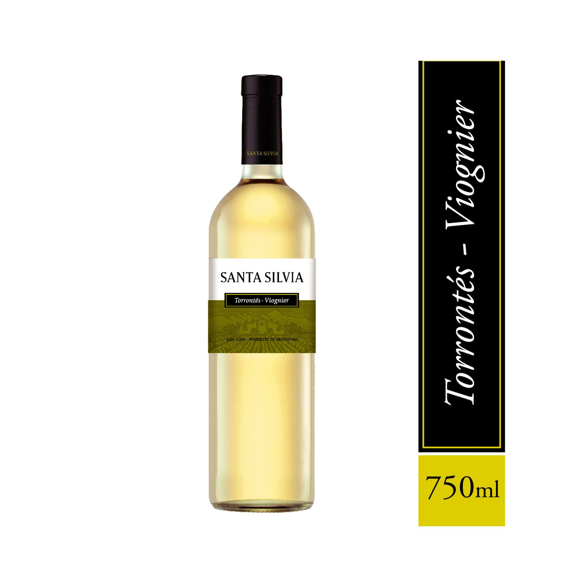 Vino blanco Torrontés Viogner Santa Silvia 750 ml