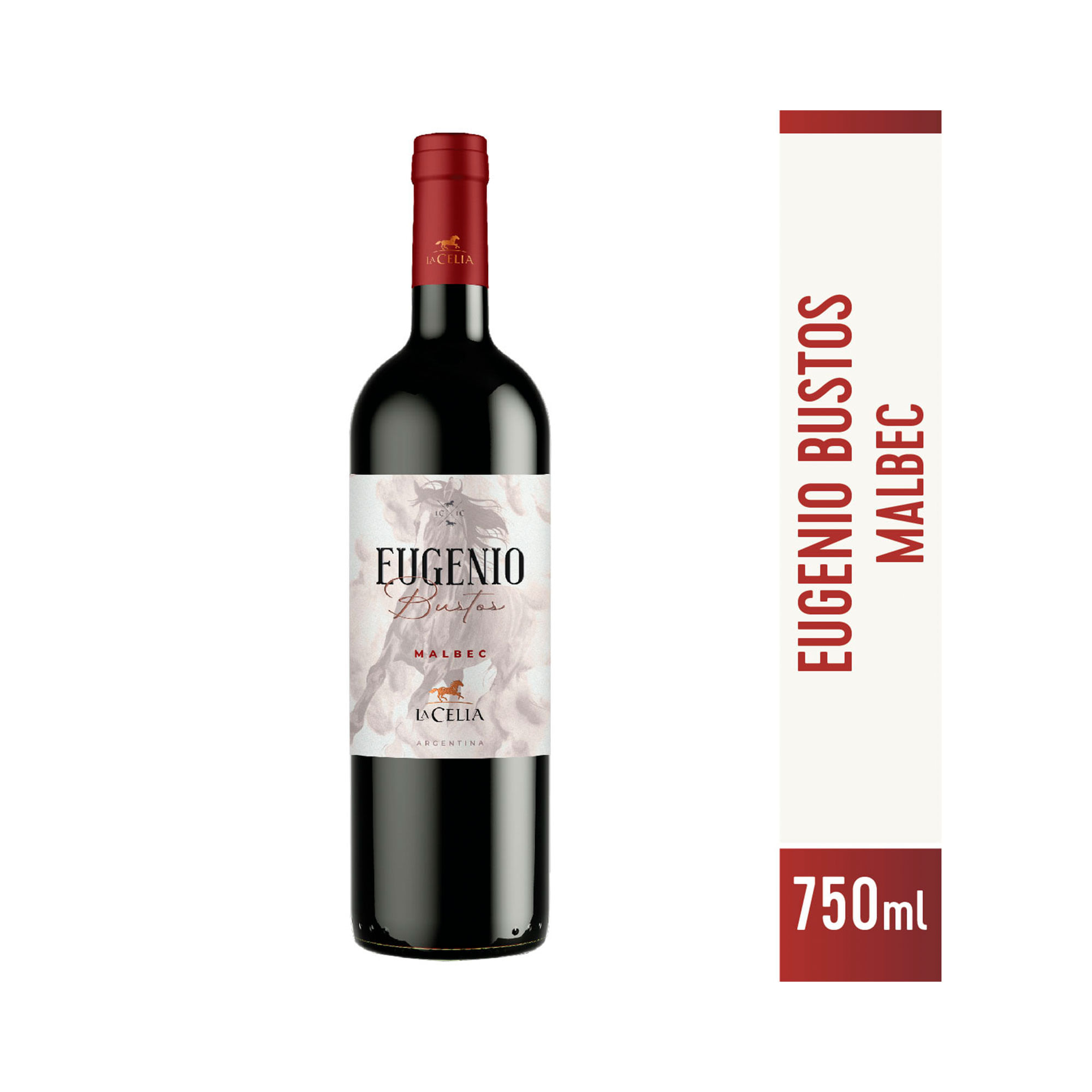 Vino tinto Malbec Eugenio Bustos 750 ml