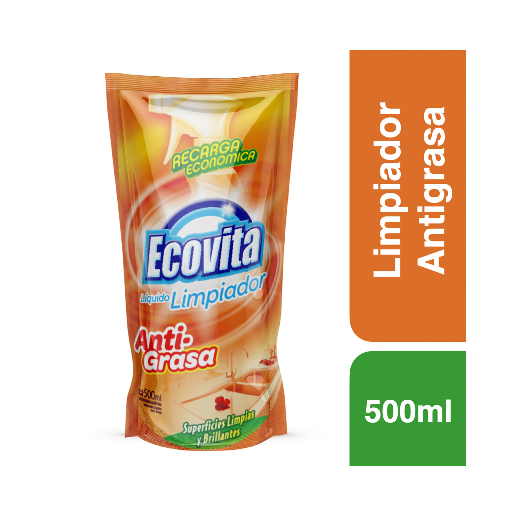 Limpiador líquido Ecovita cocina 500 cc.