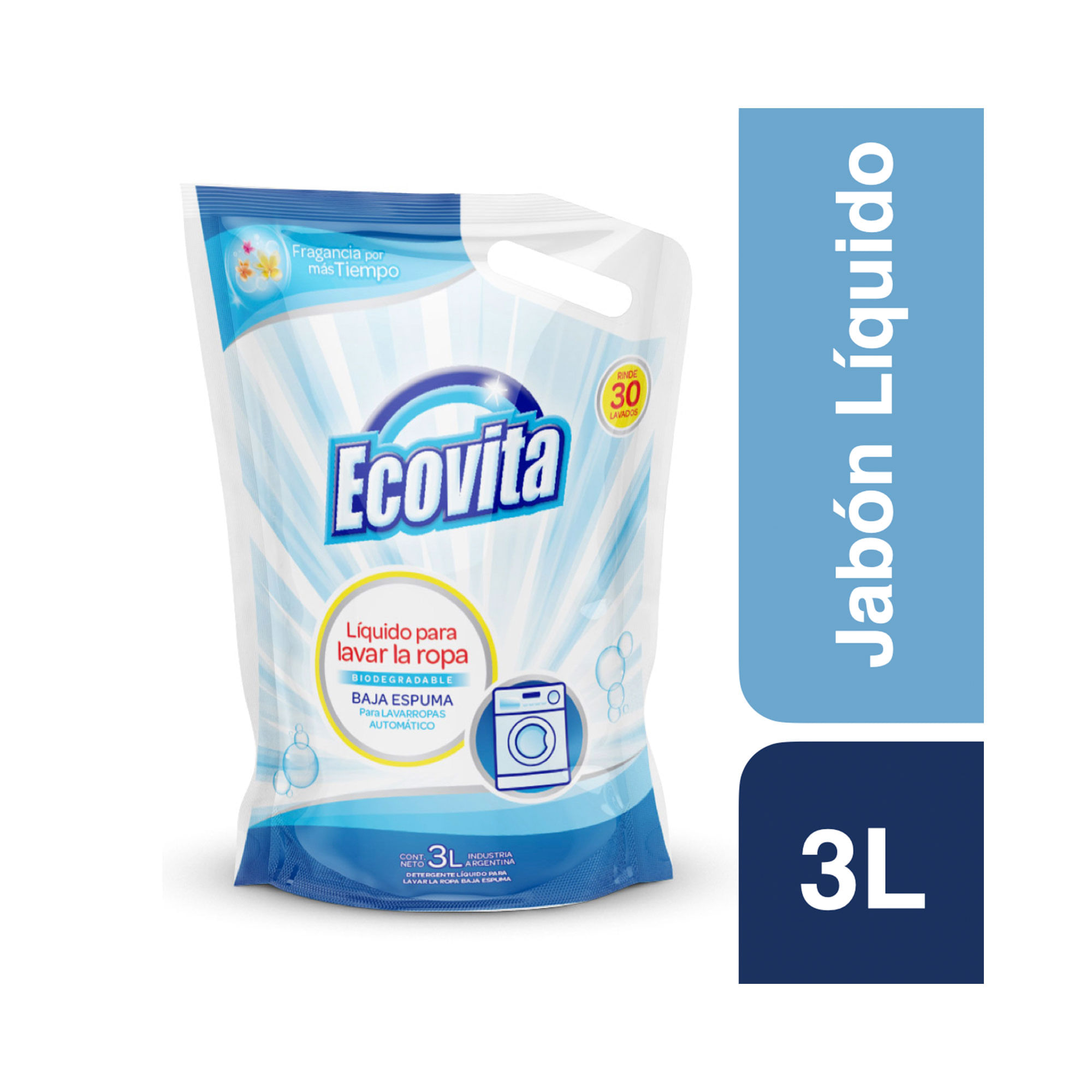 Jabon Liquido Ropa Ecovita Evolution 3 Lt