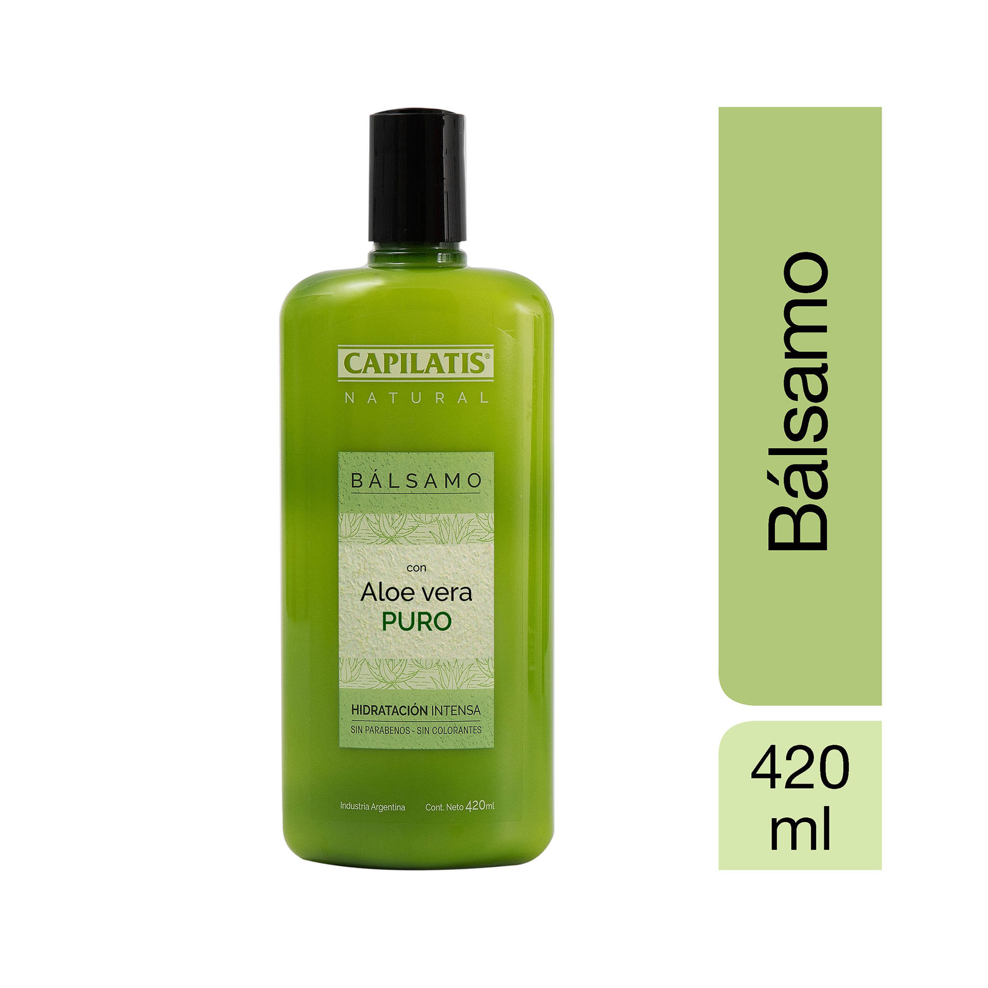 Bálsamo Capilatis con aloe vera 100% orgánico 420 cc.