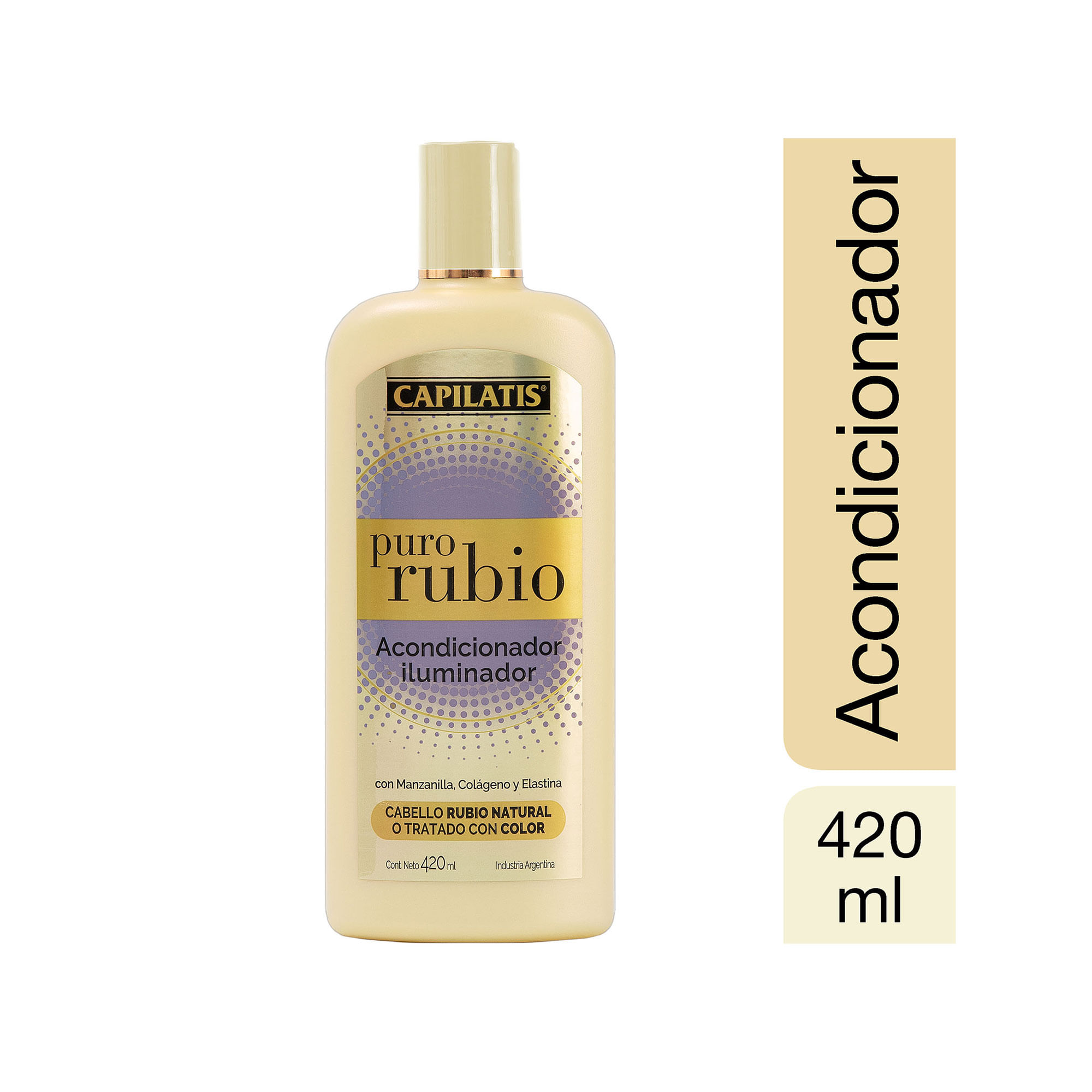 Acondicionador Capilatis puro rubio 420 cc.