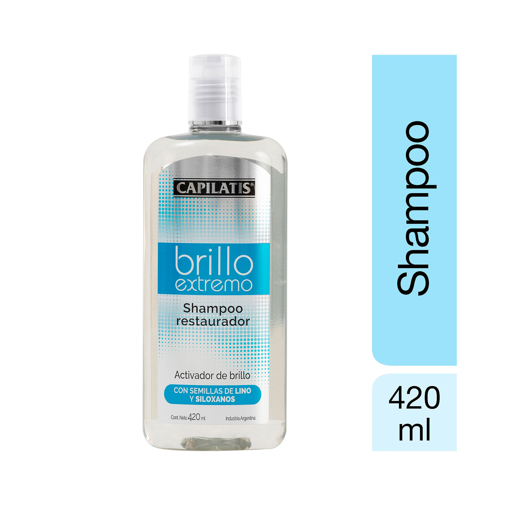Shampoo Capilatis brillo extremo 420 cc