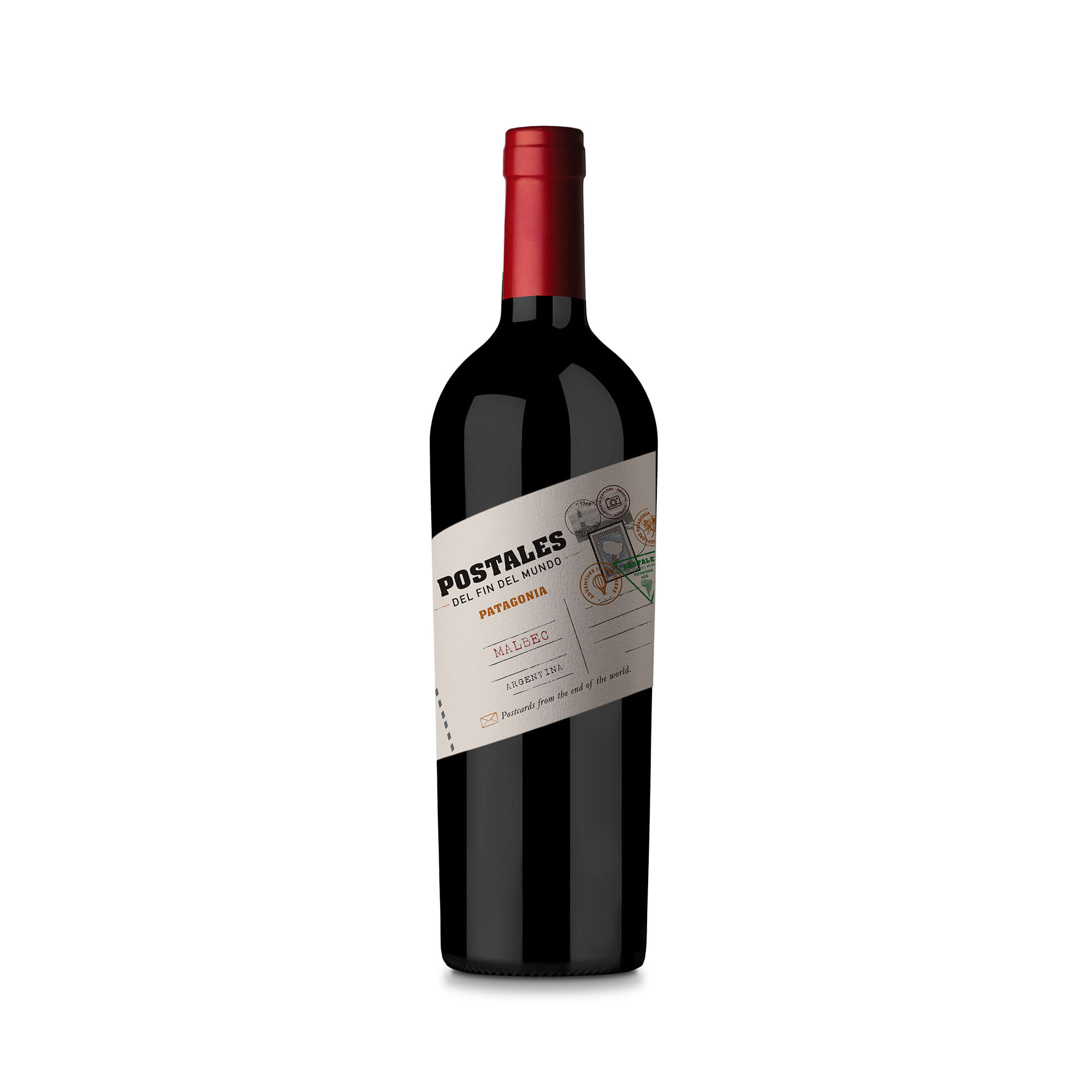 Vino tinto Postales malbec 750 cc.