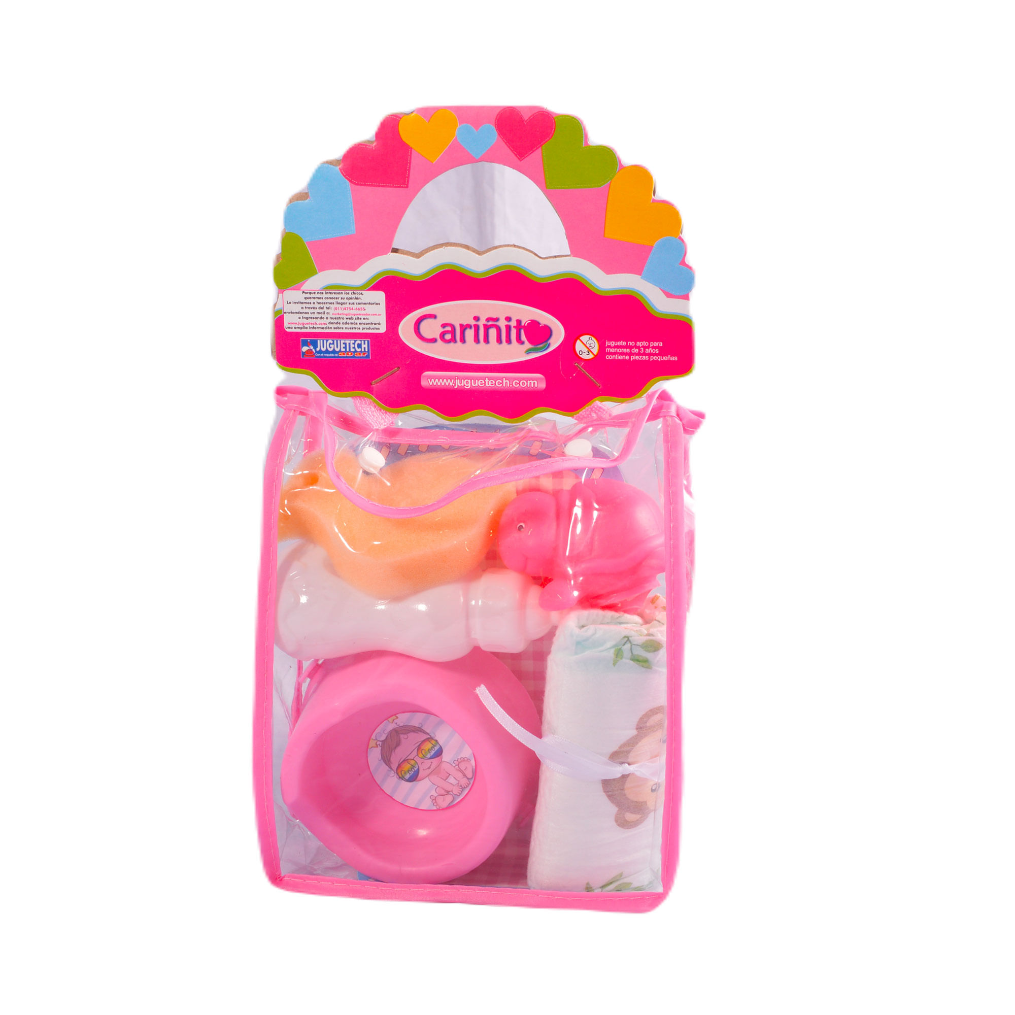 Bolso con accesorios para bebés Cariñito