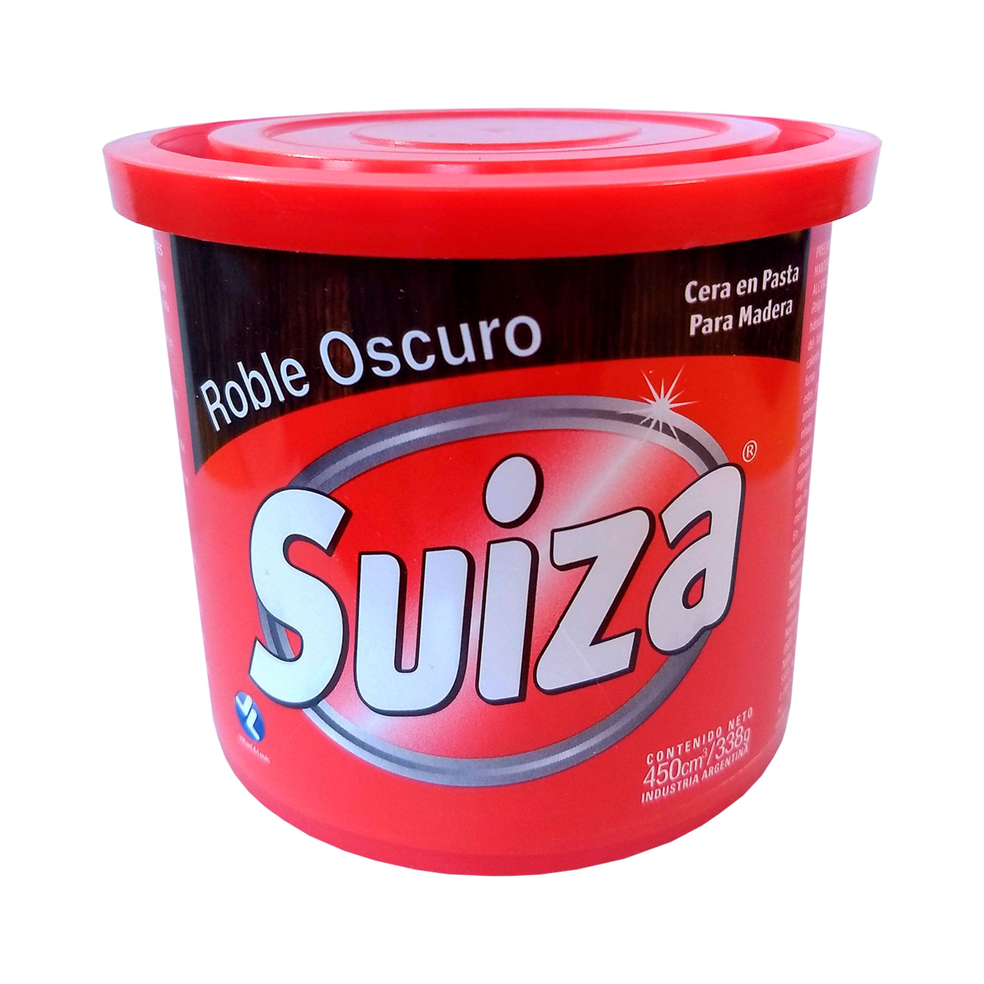 Cera para pisos Suiza roble oscuro 450 cc.