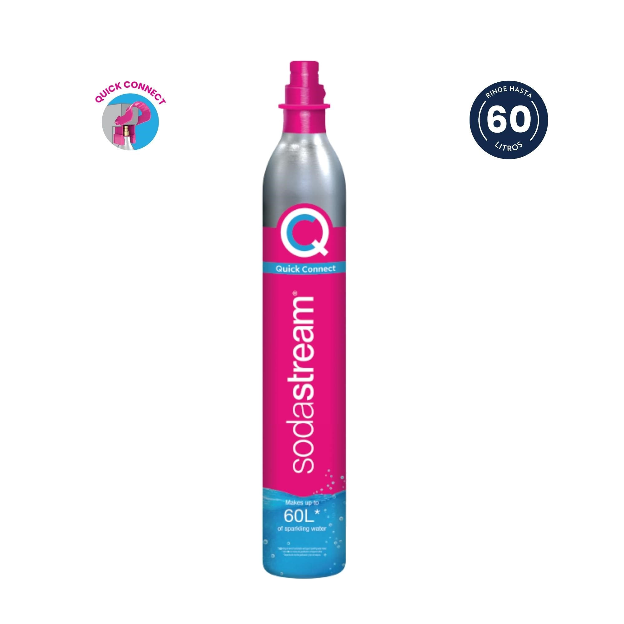 Cilindro CO2 Sodastream rosa