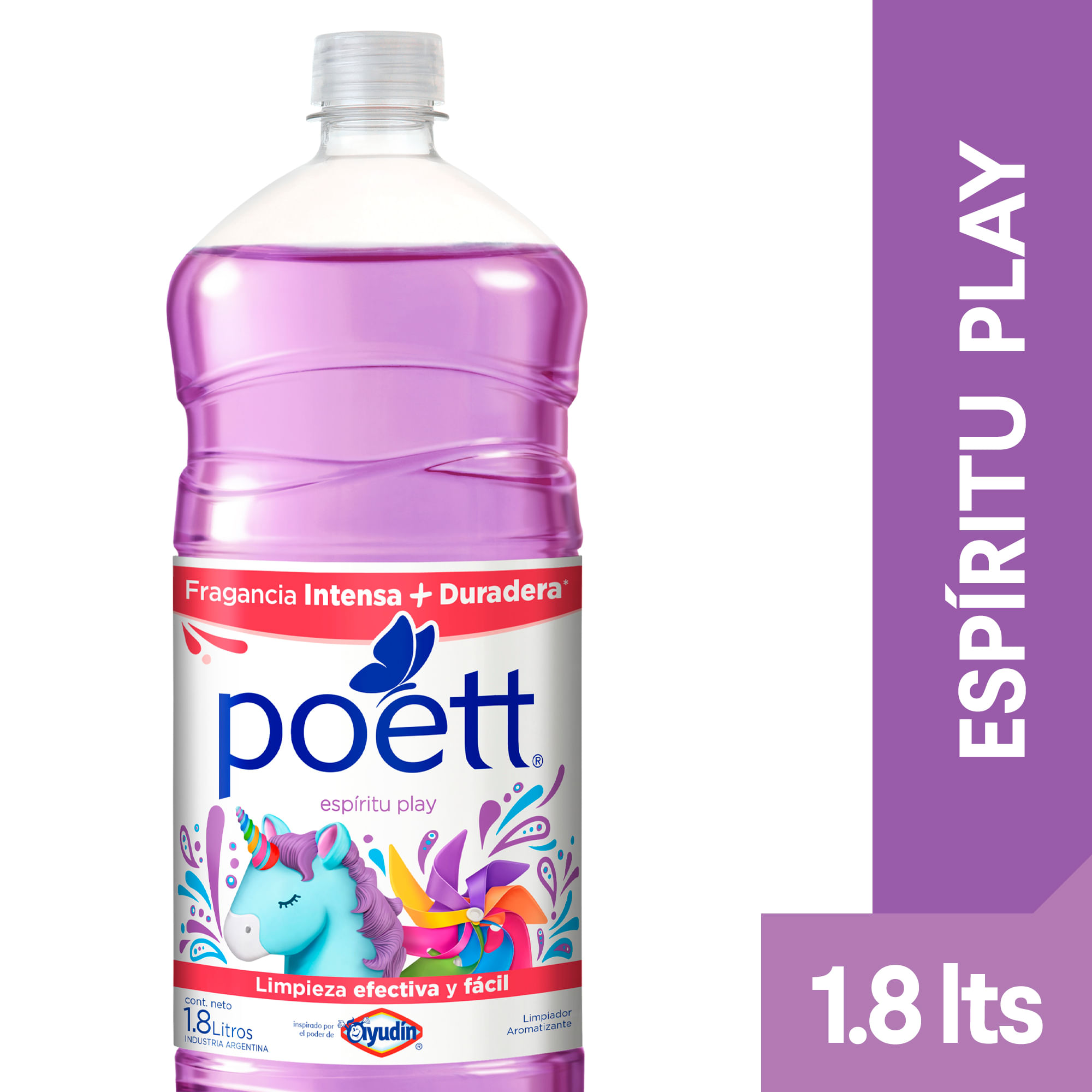 Limpiador Líquido Aromatizante Poett Espíritu Play 1.8 Lts
