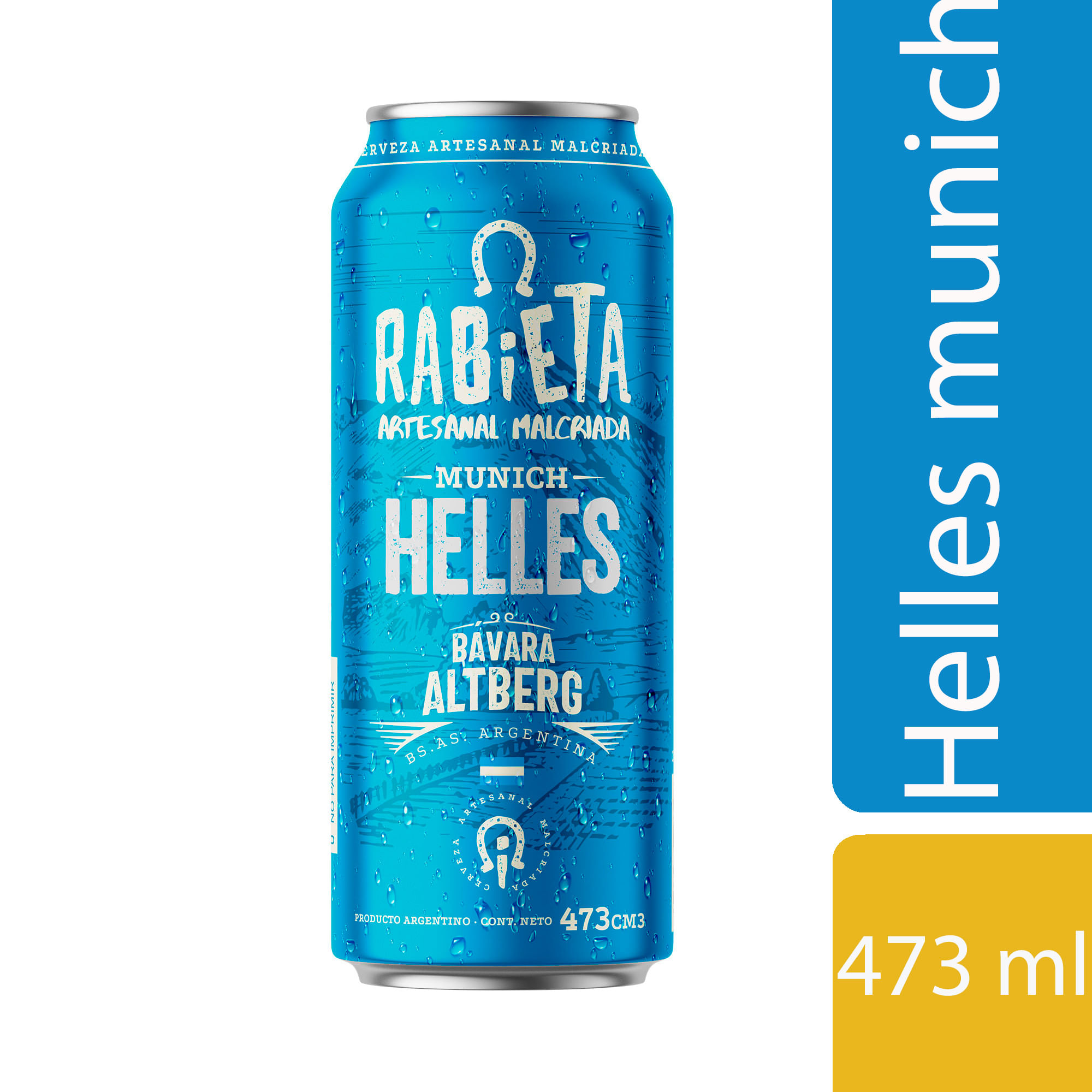 Cerveza Helles Munich Rabieta 473 Ml