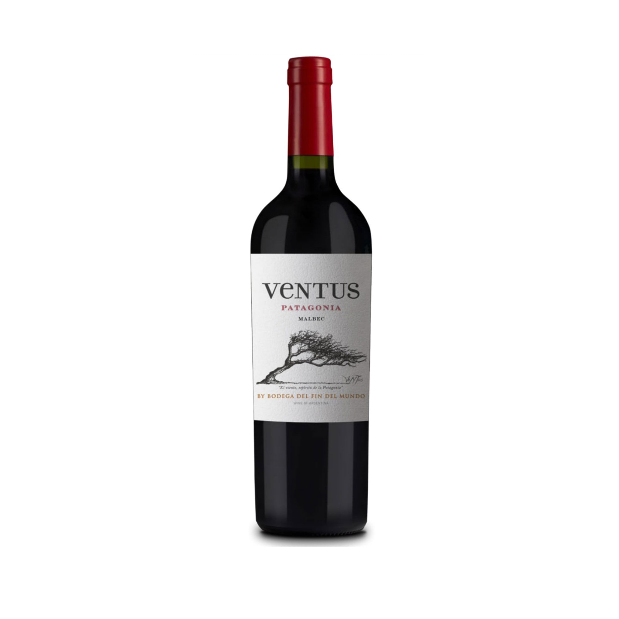 Vino tinto Ventus malbec 750 cc.