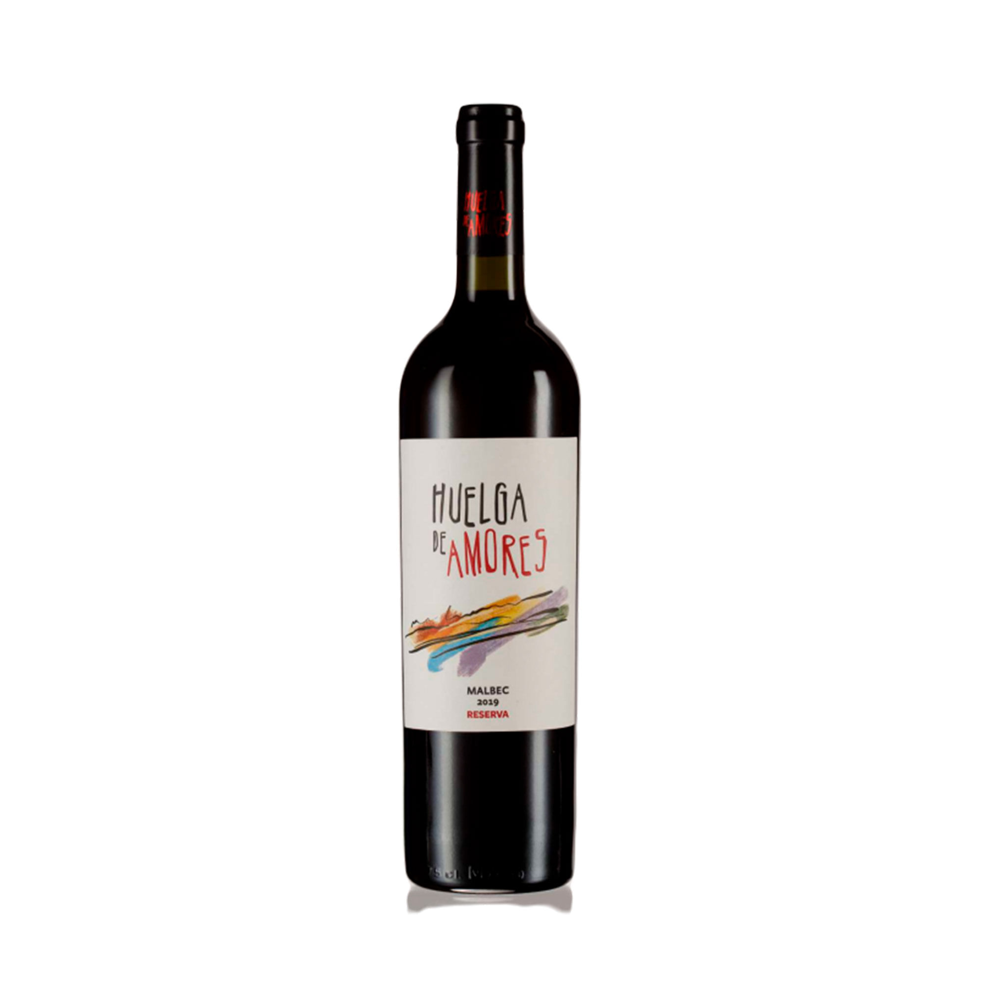 Vino tinto Malbec Huelga de Amores en botella 750 ml