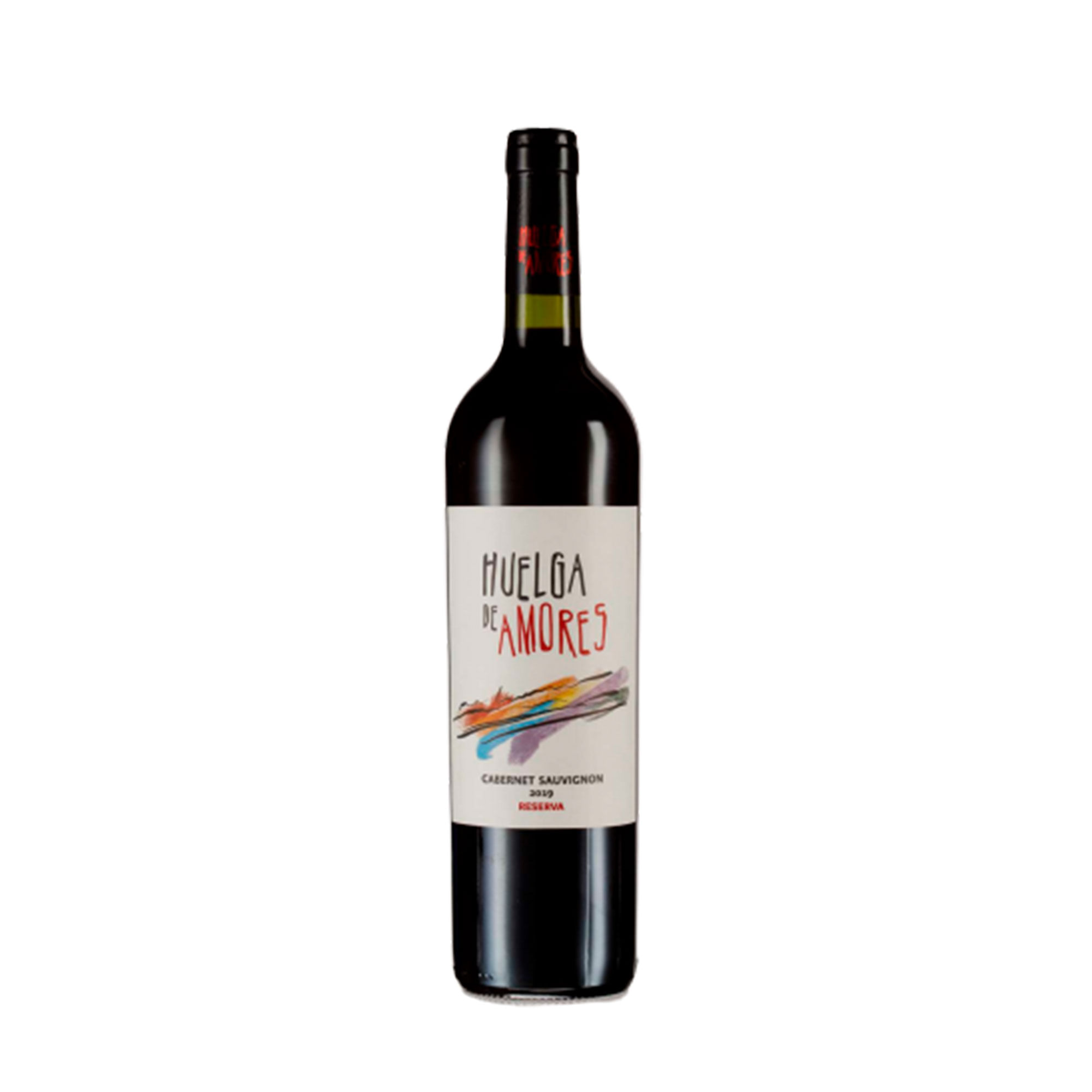 Vino tinto Cabernet Sauvignon Huelga de Amores en botella 750 ml