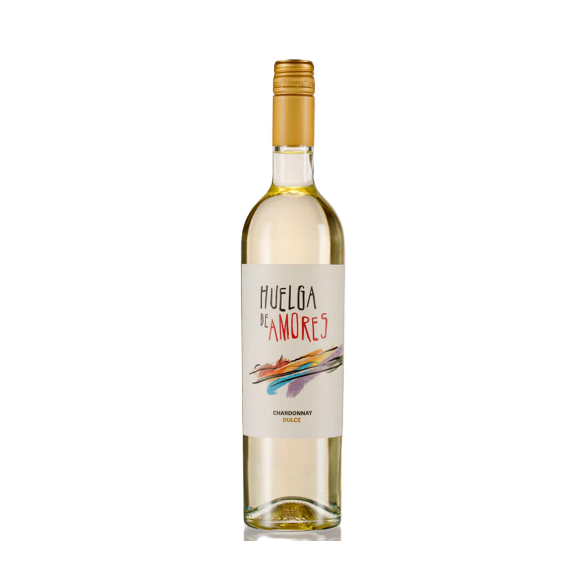 Vino blanco Chardonnay dulce Huelga de Amores 750 ml