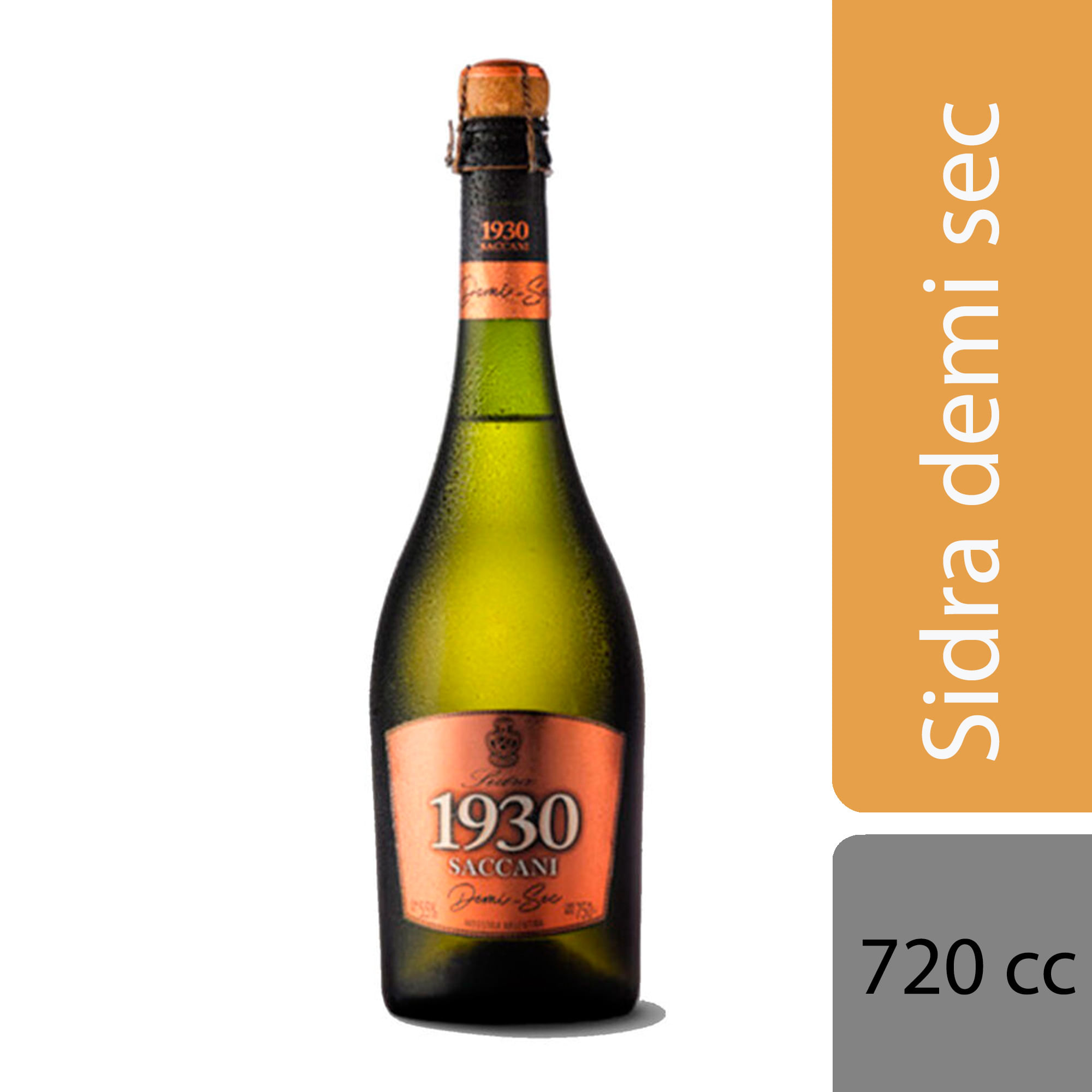 Sidra cosecha especial 1930 Saccani 750 ml