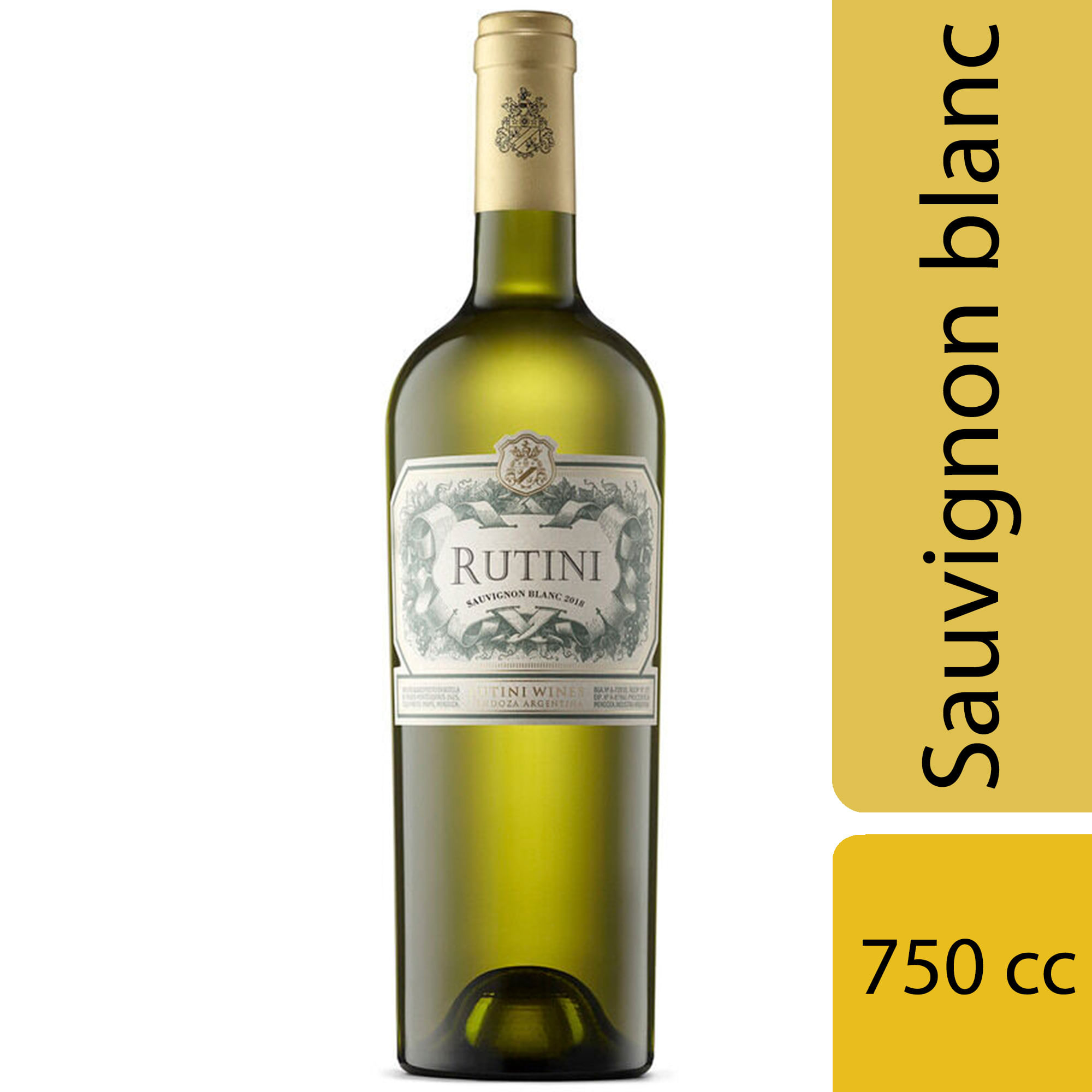 Vino blanco Sauvignon Blanc Ruttini 750 ml