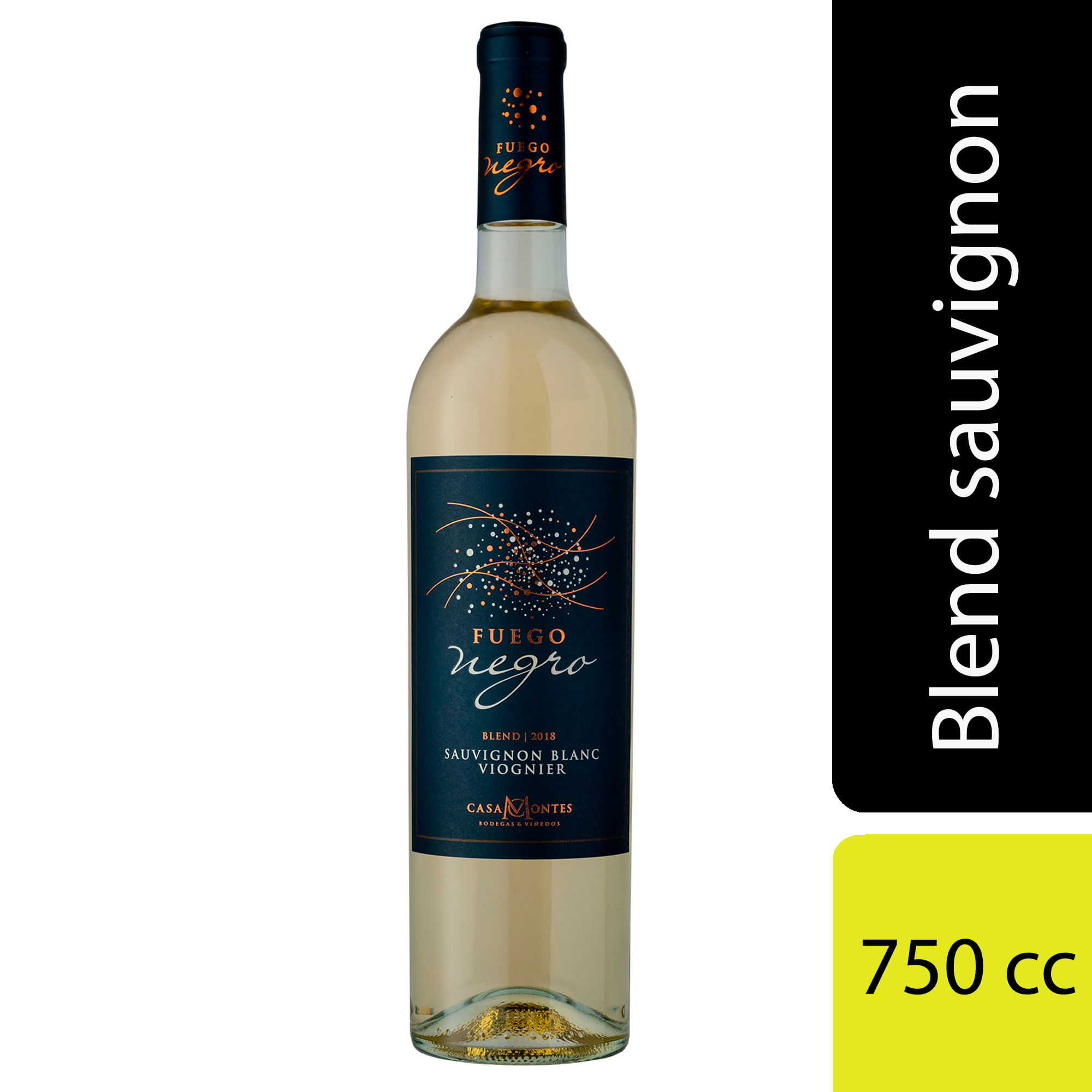Vino blanco Blend Sauvignon Fuego Negro 750 ml
